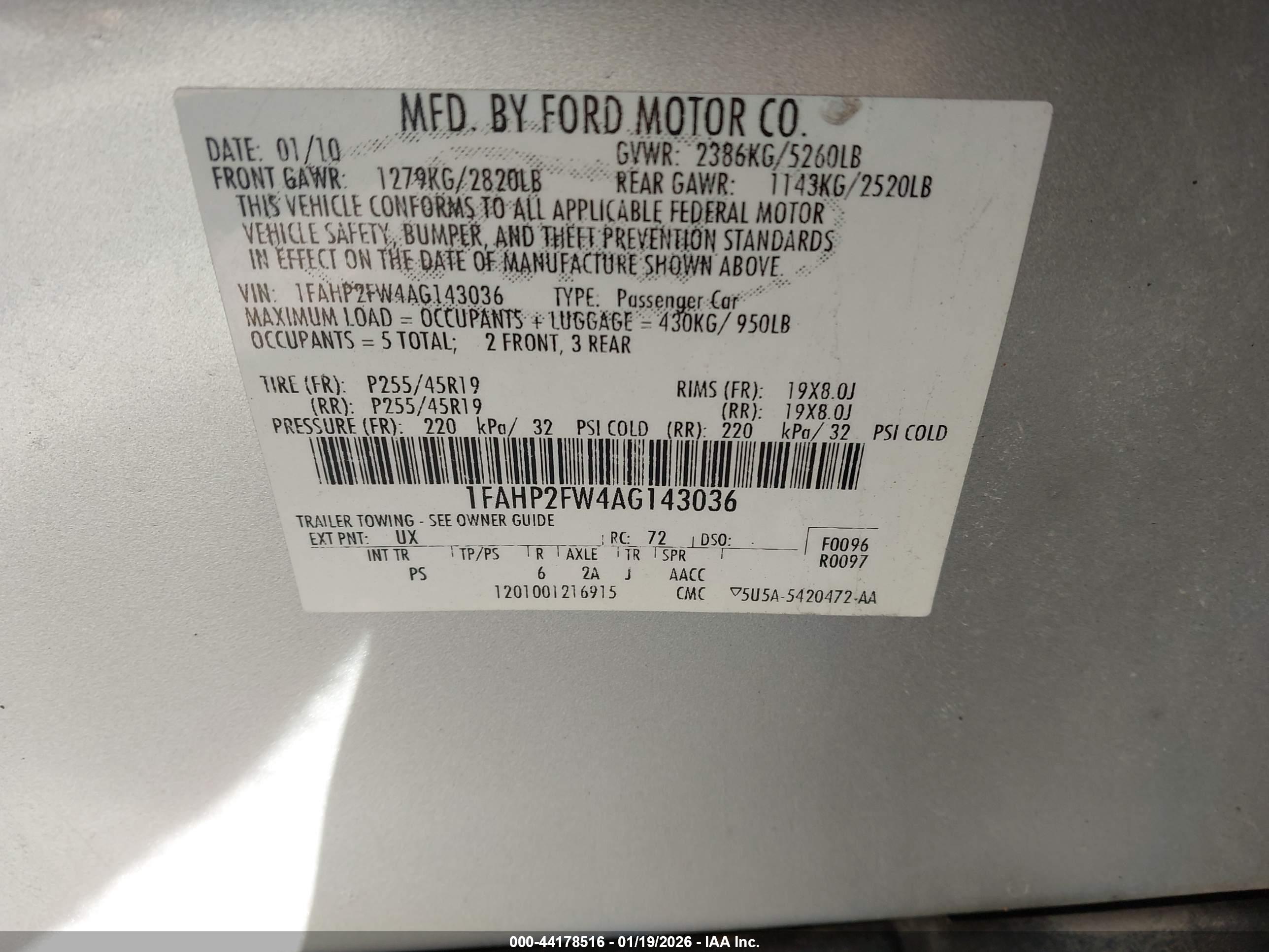 FORD TAURUS image 9