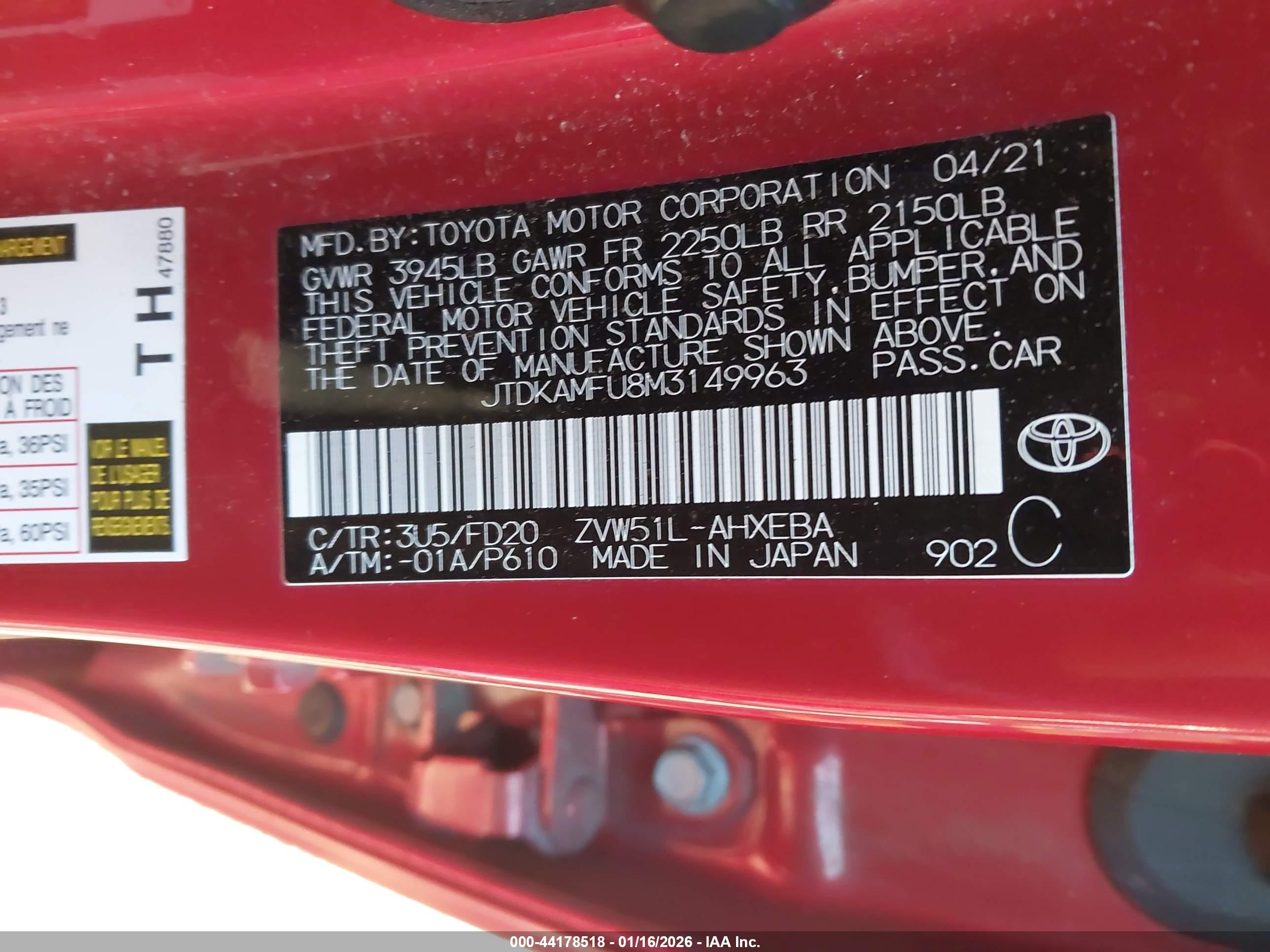 TOYOTA PRIUS image 9