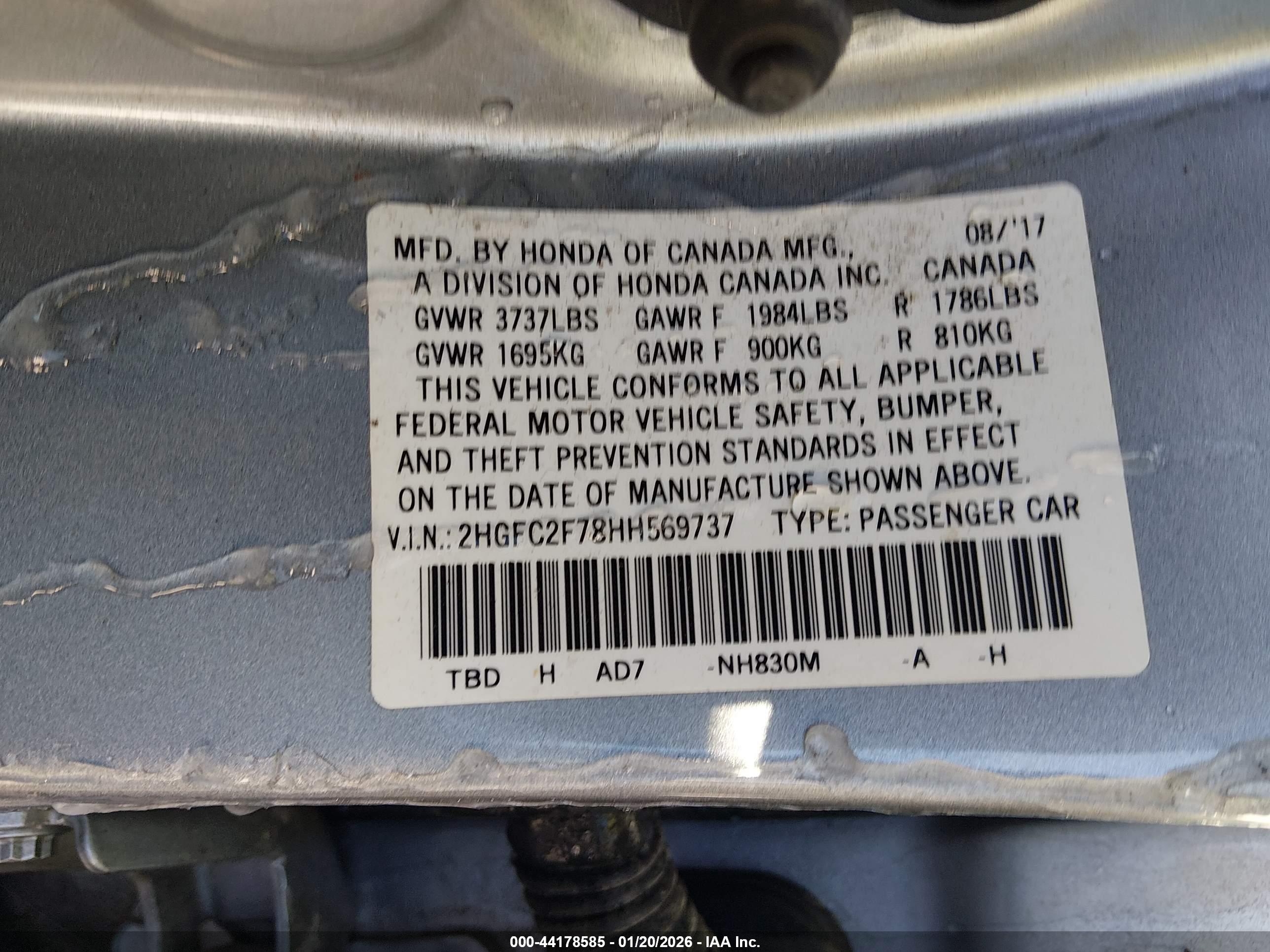 HONDA CIVIC image 9