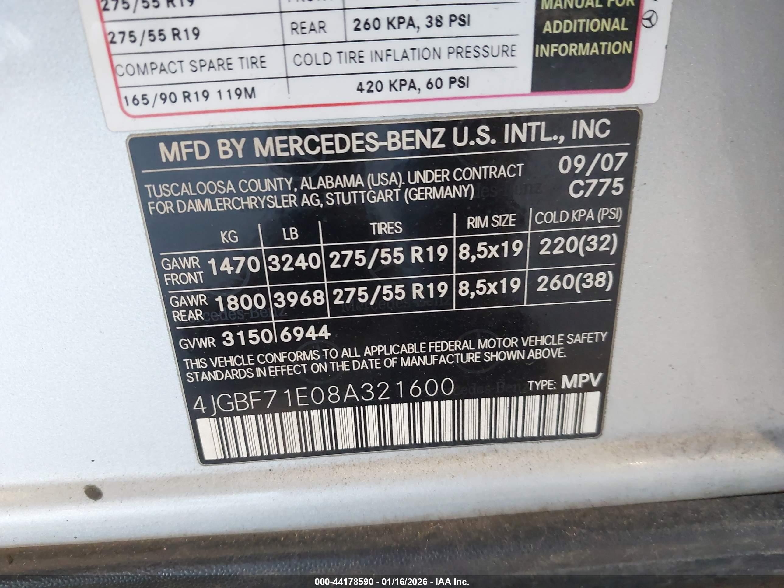 MERCEDES-BENZ GL image 9