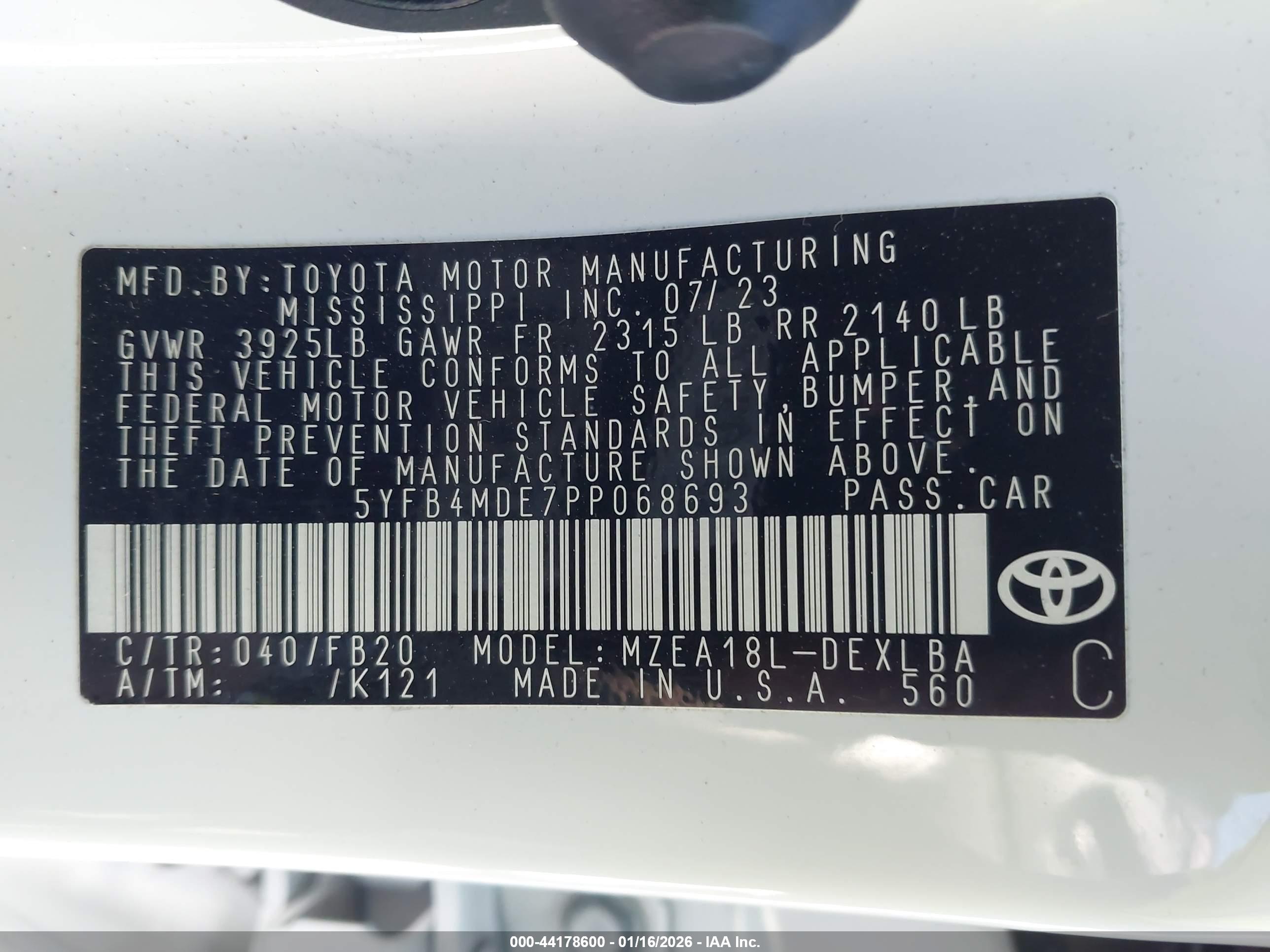 TOYOTA COROLLA image 9