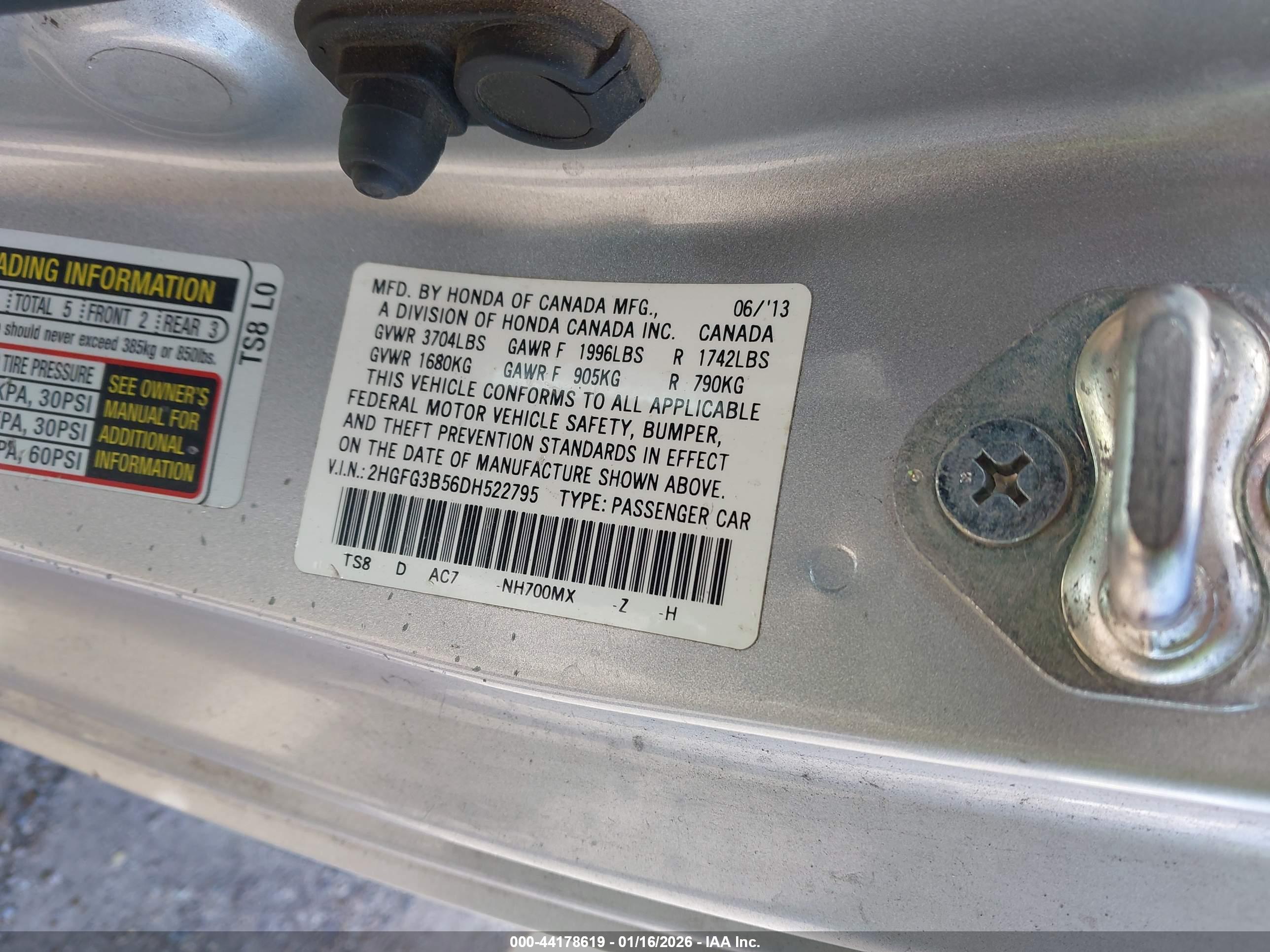 HONDA CIVIC image 9