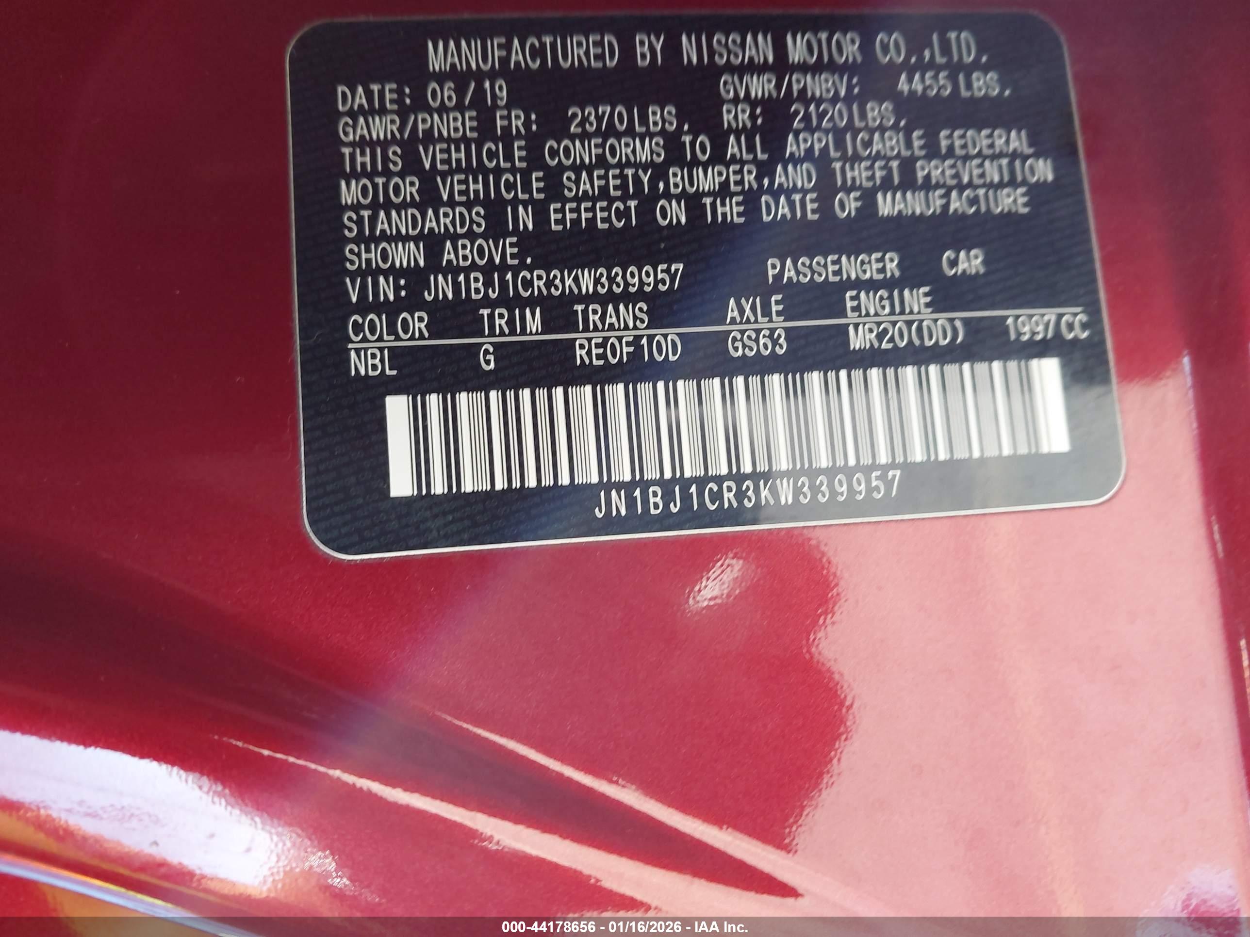 NISSAN ROGUE image 9