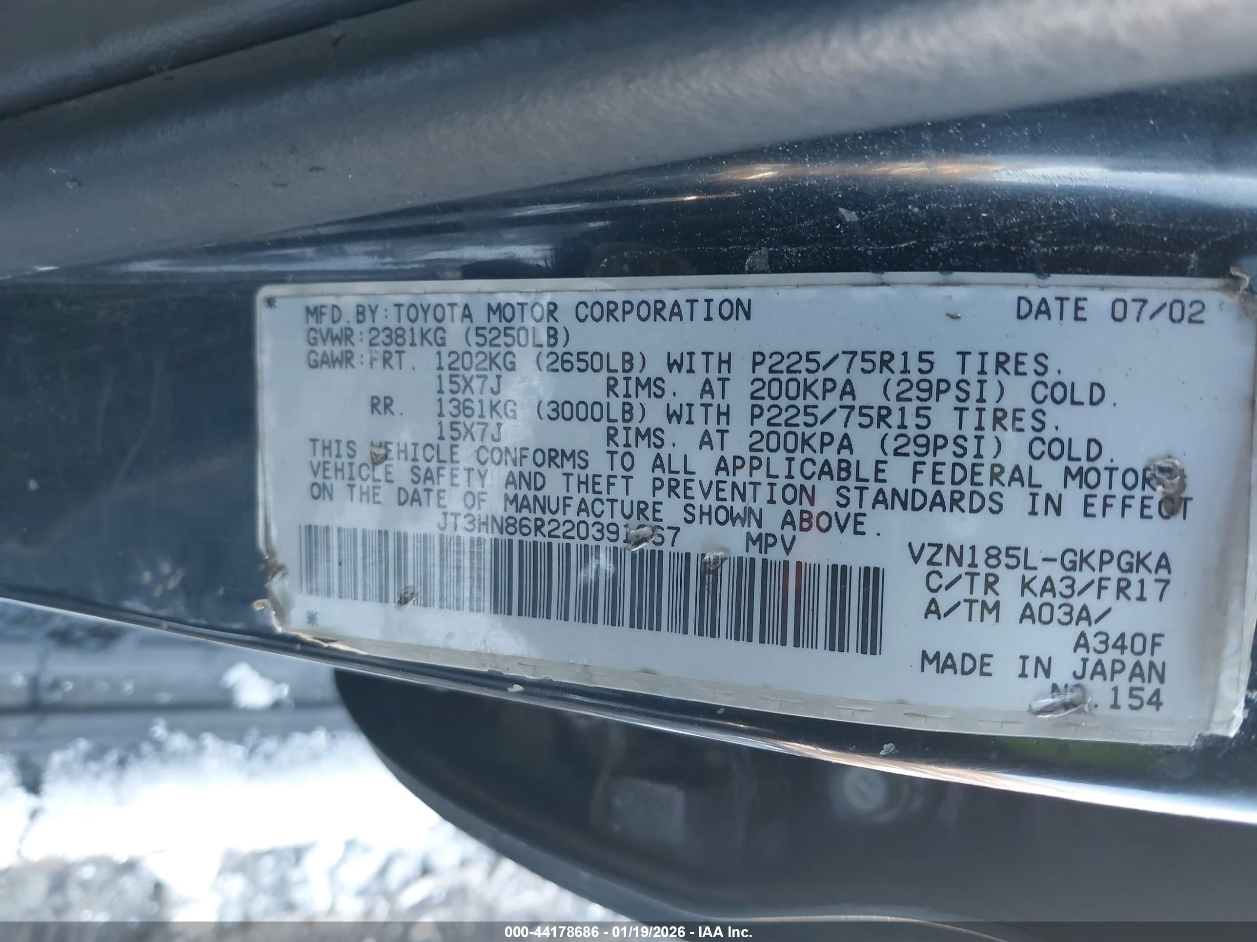TOYOTA 4RUNNER image 9