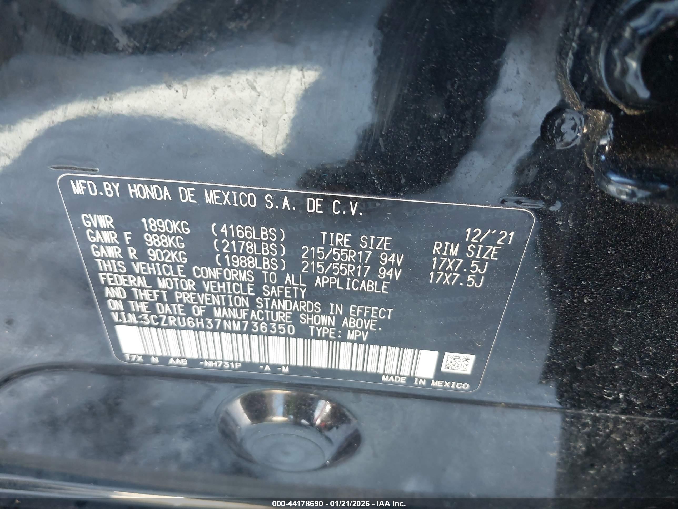 HONDA HR-V image 9