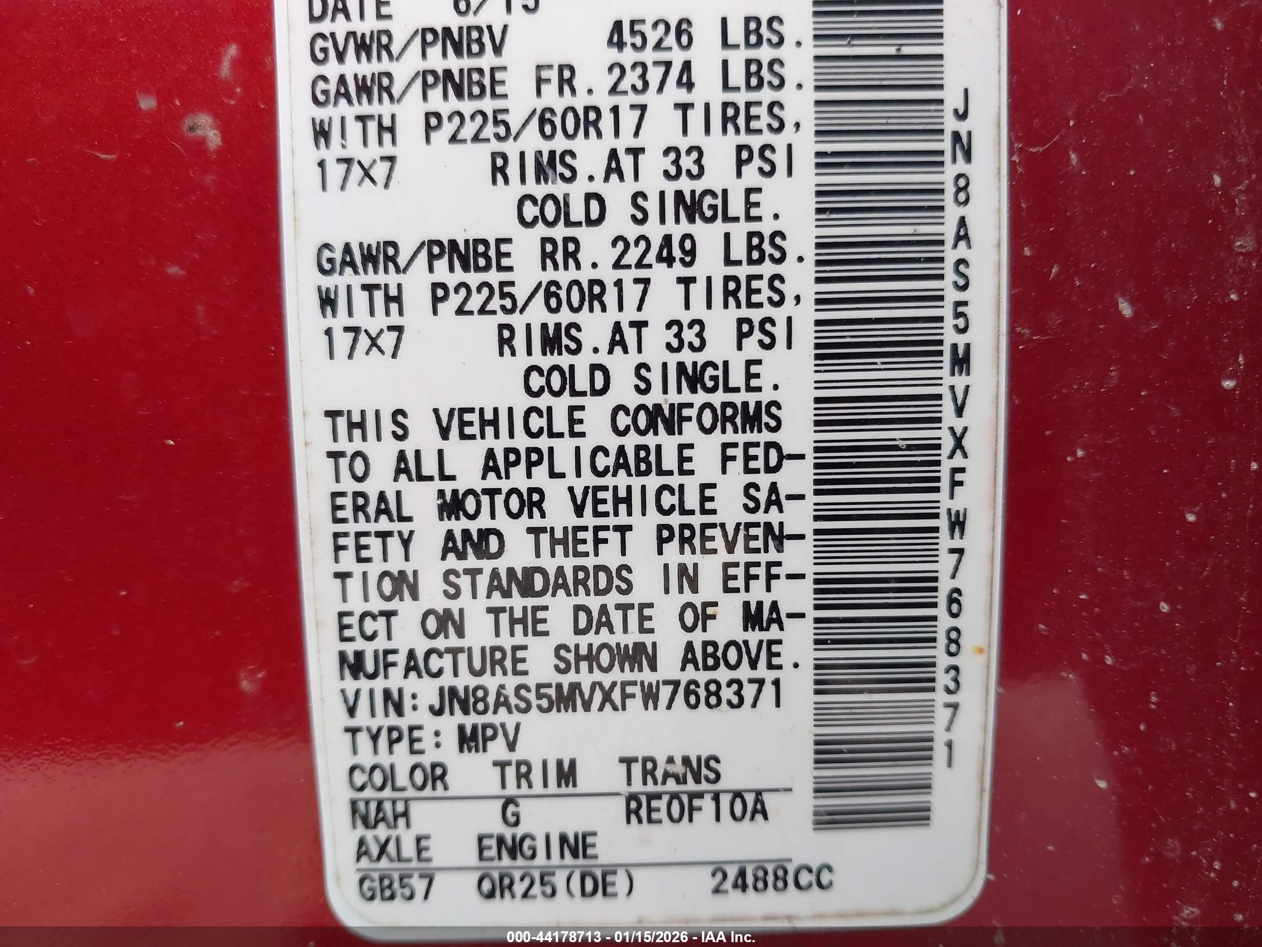 NISSAN ROGUE image 9