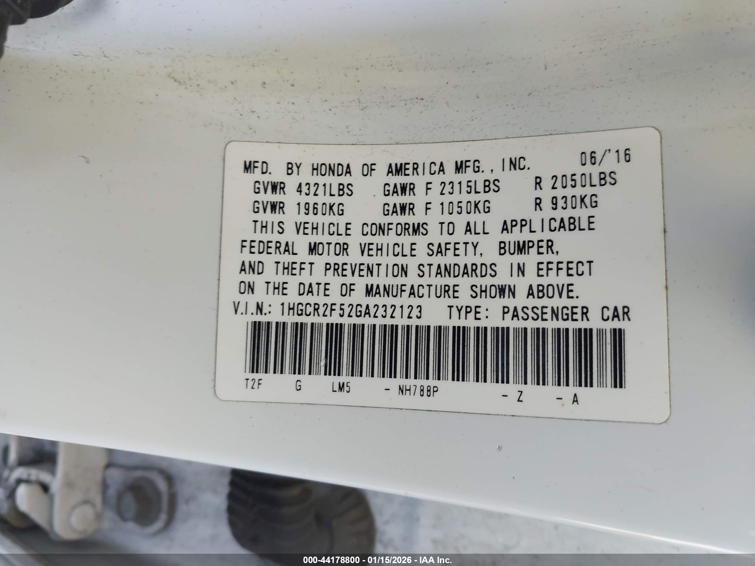 HONDA ACCORD image 9