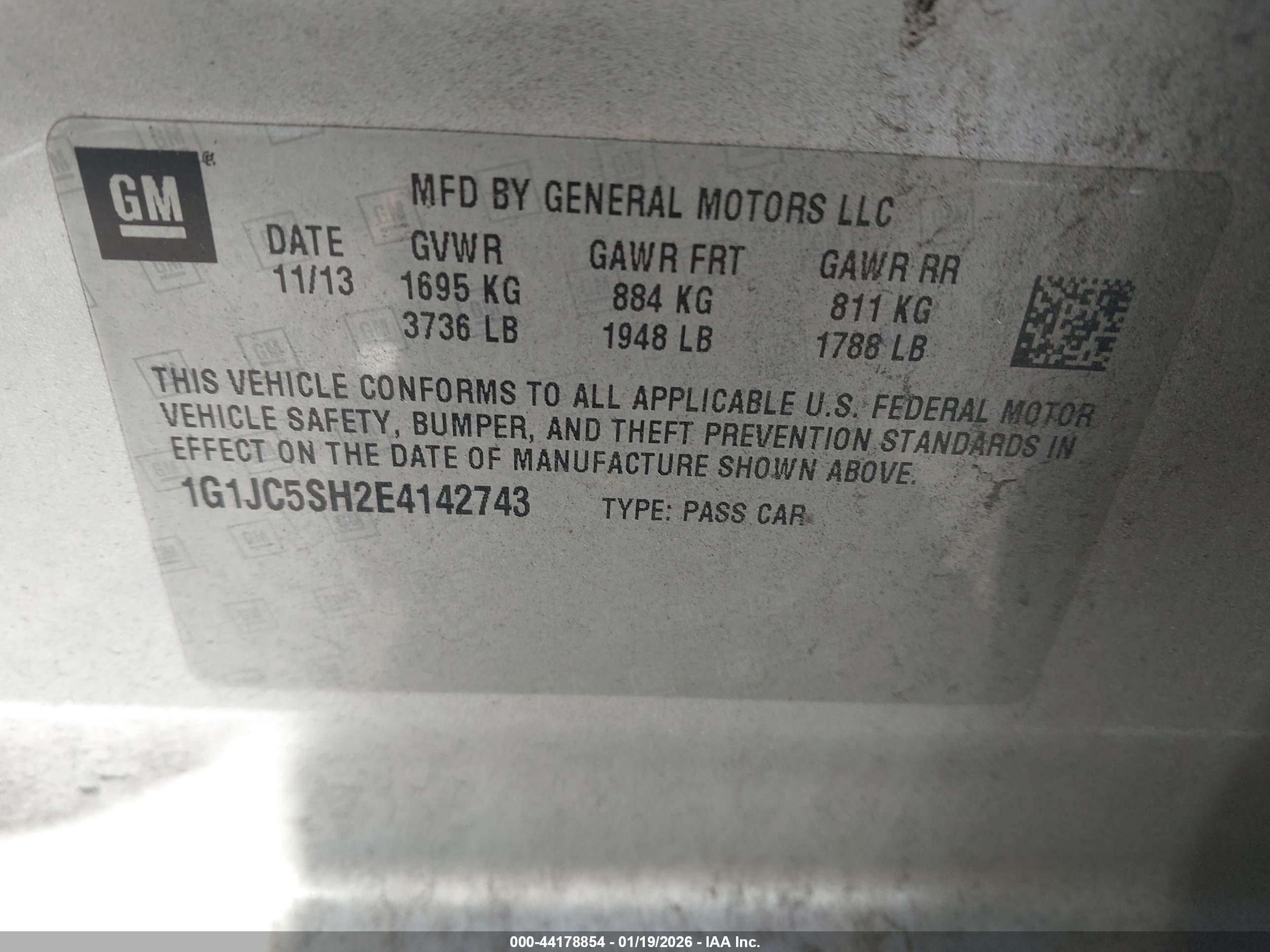 CHEVROLET SONIC image 9