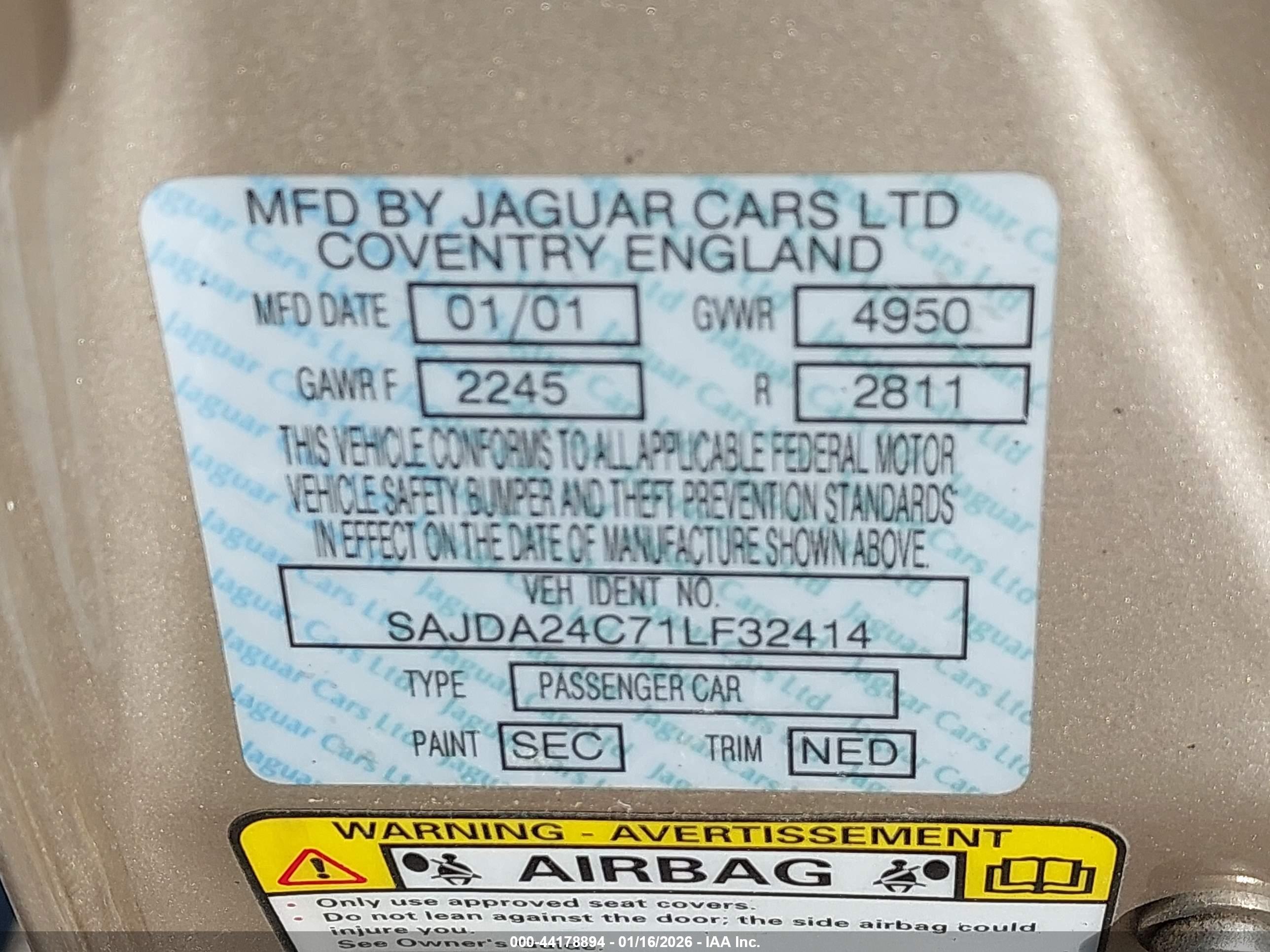 JAGUAR XJ8 image 9