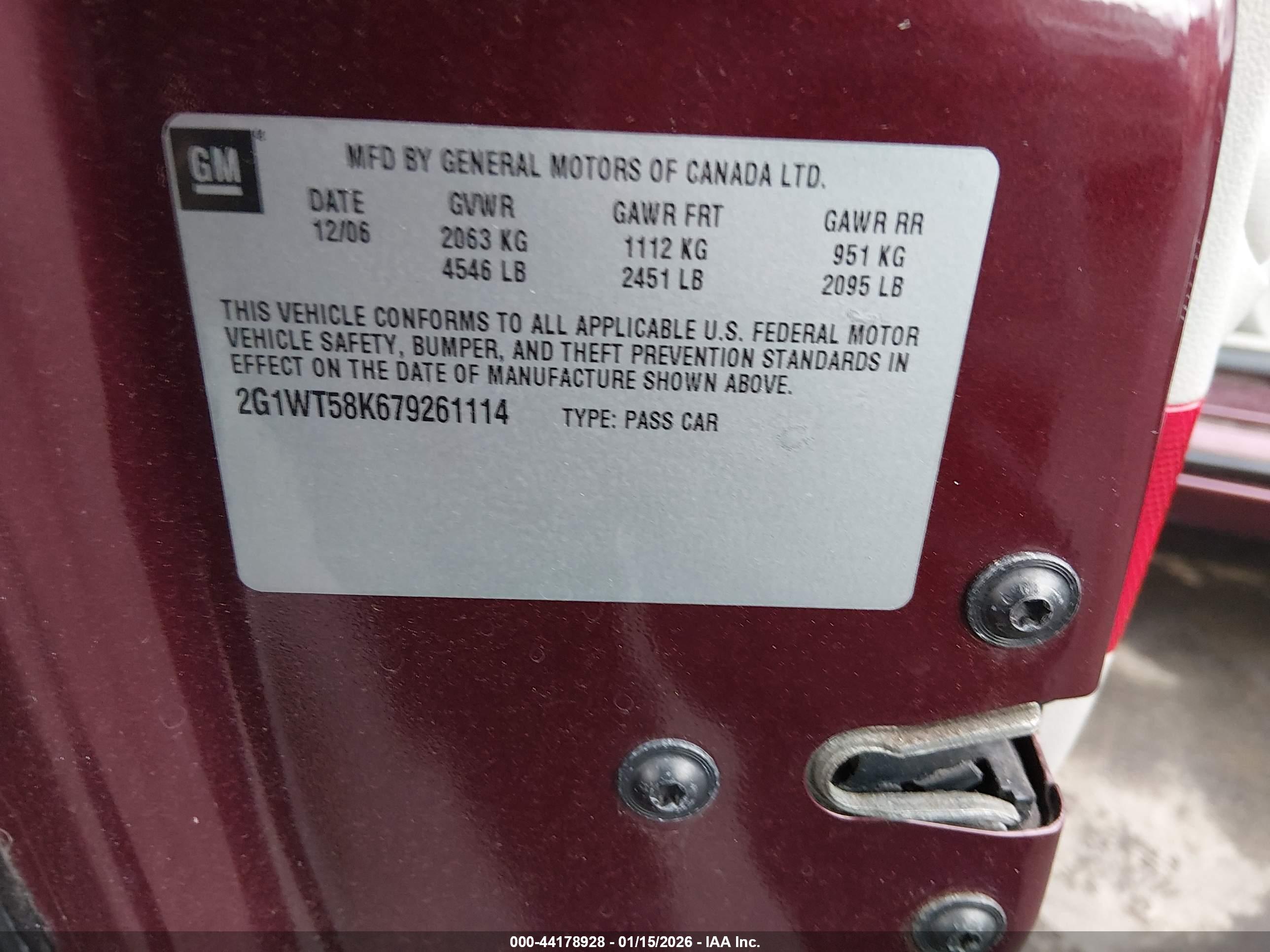 CHEVROLET IMPALA image 9