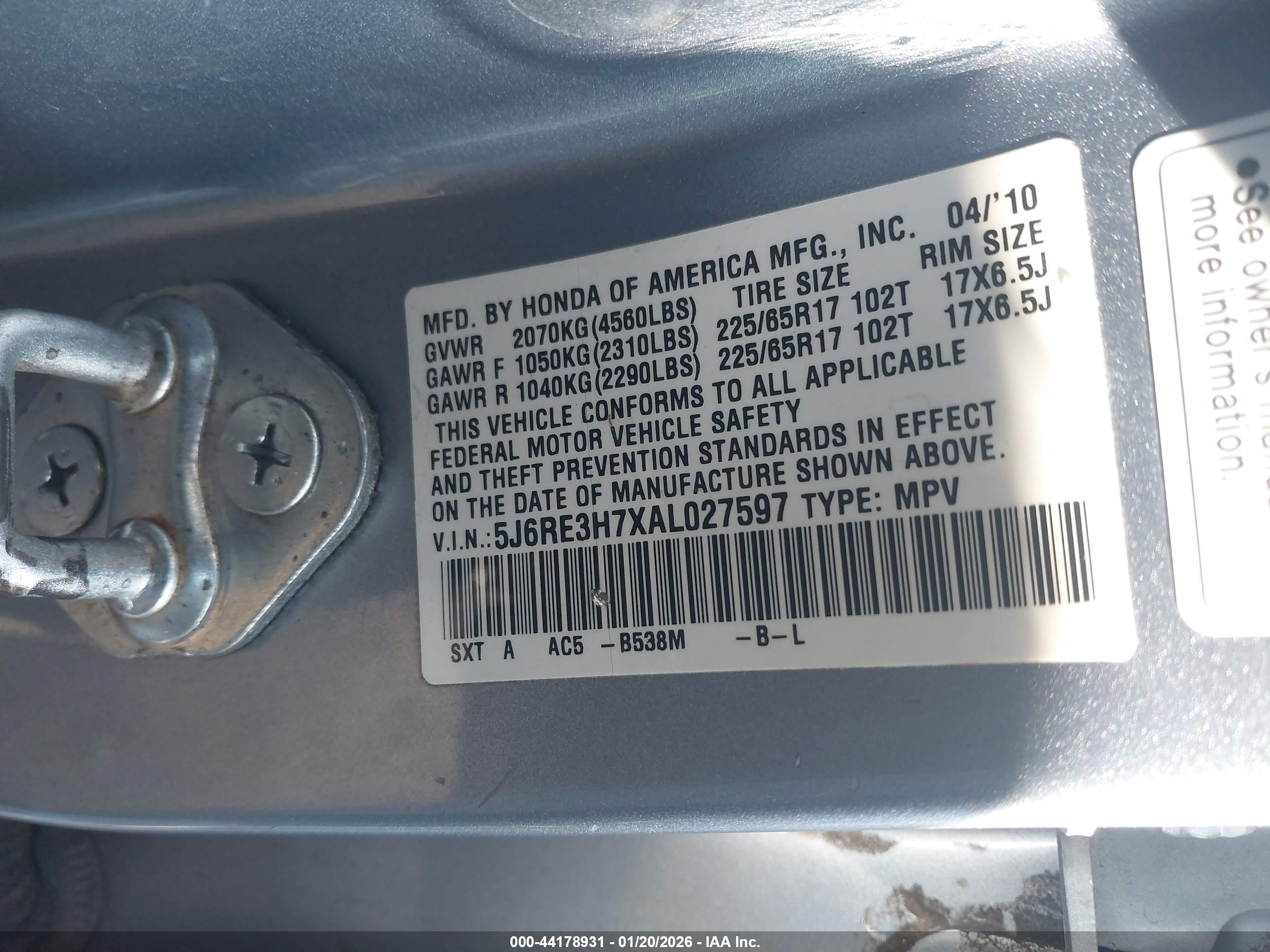 HONDA CR-V image 9