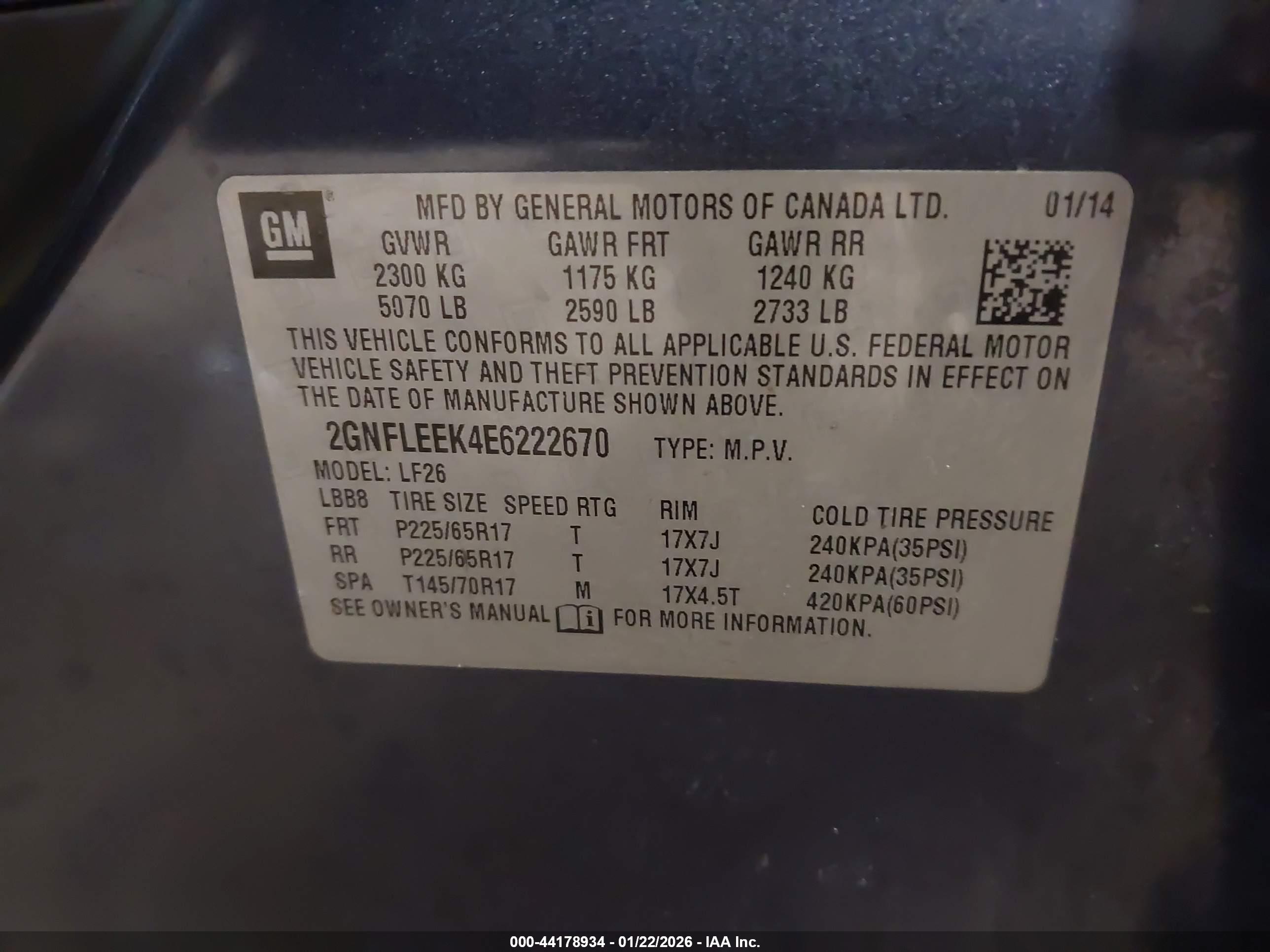 CHEVROLET EQUINOX image 9