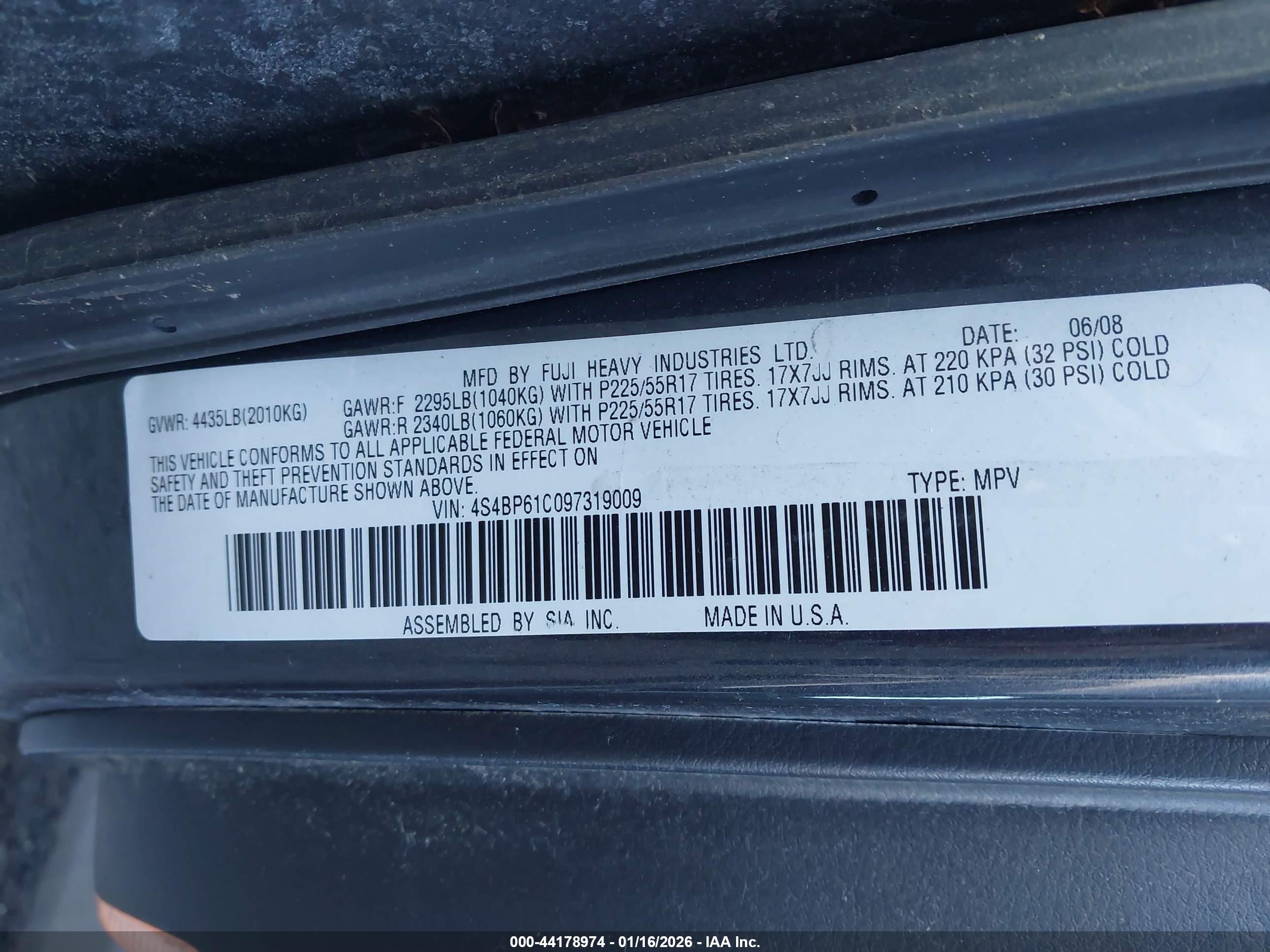 SUBARU OUTBACK image 9
