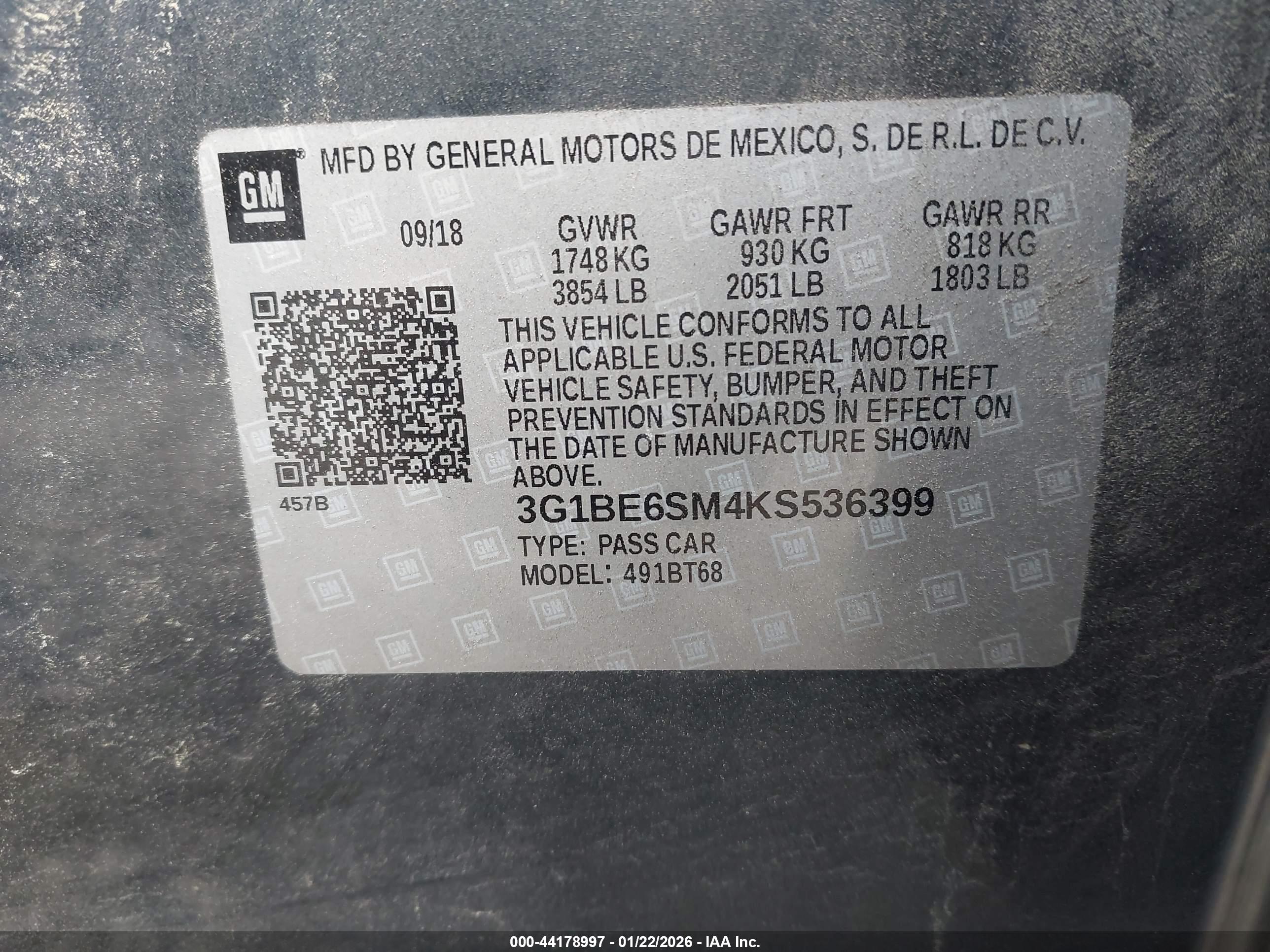 CHEVROLET CRUZE image 9