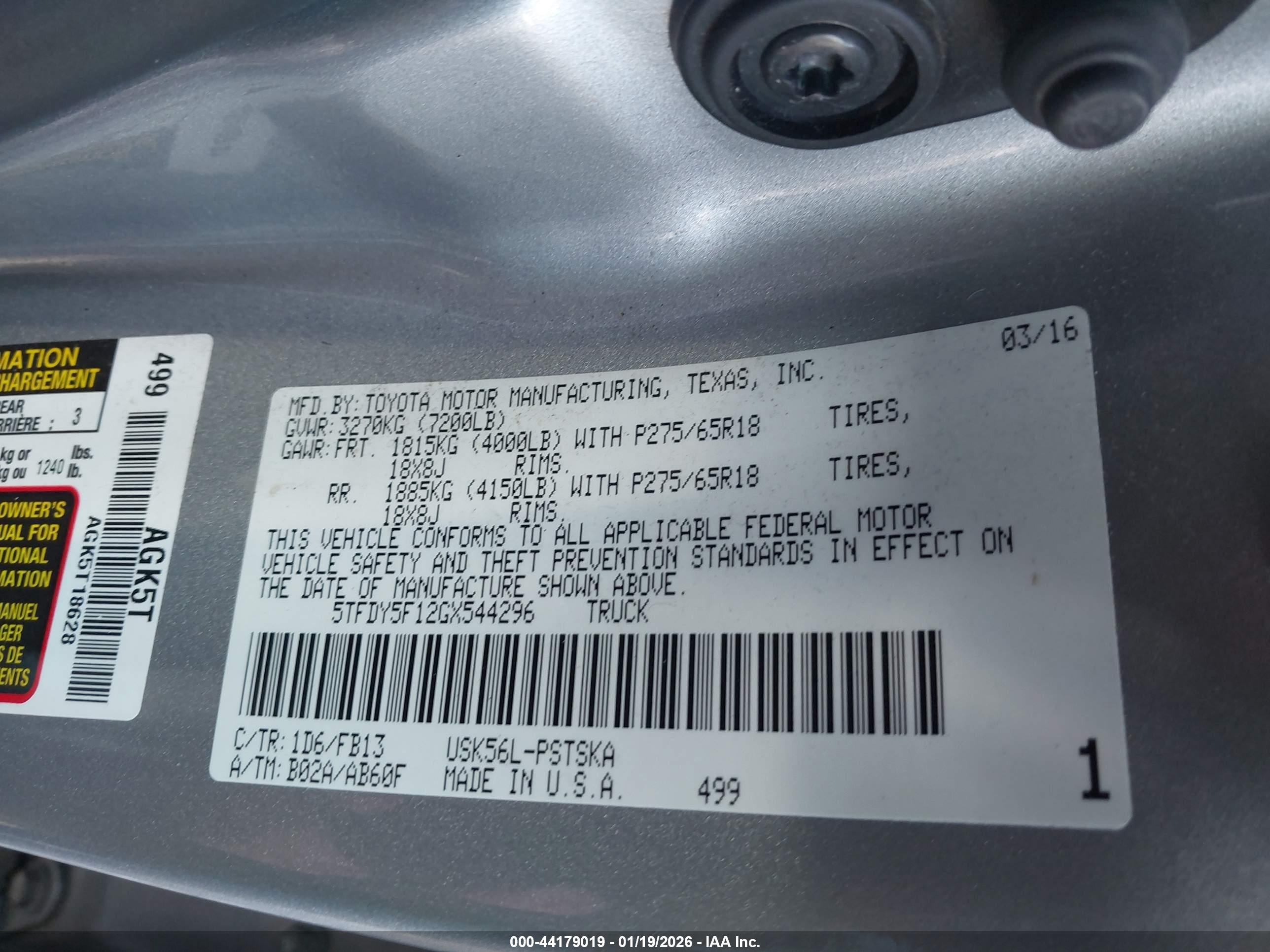TOYOTA TUNDRA image 9