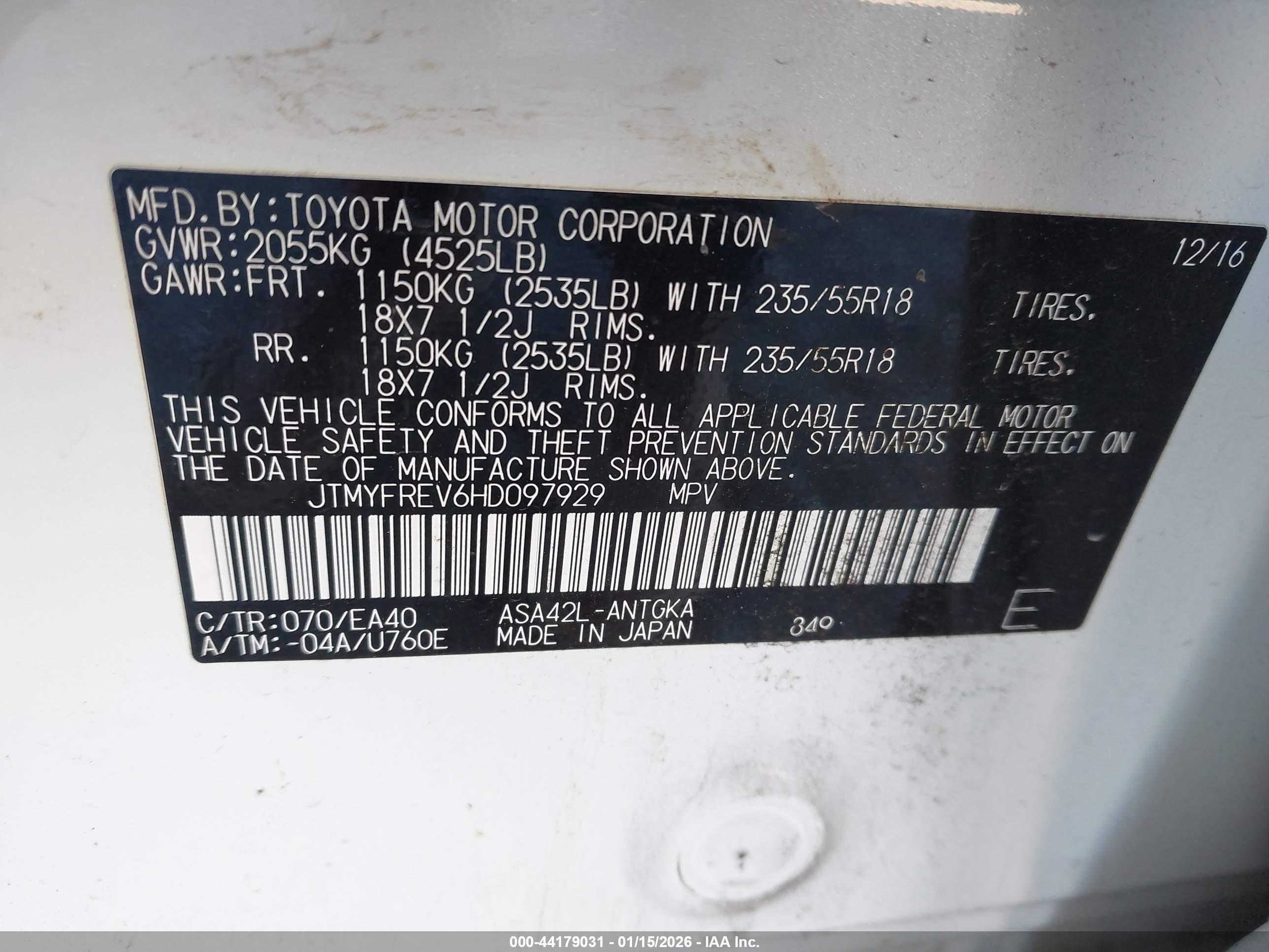 TOYOTA RAV4 image 9