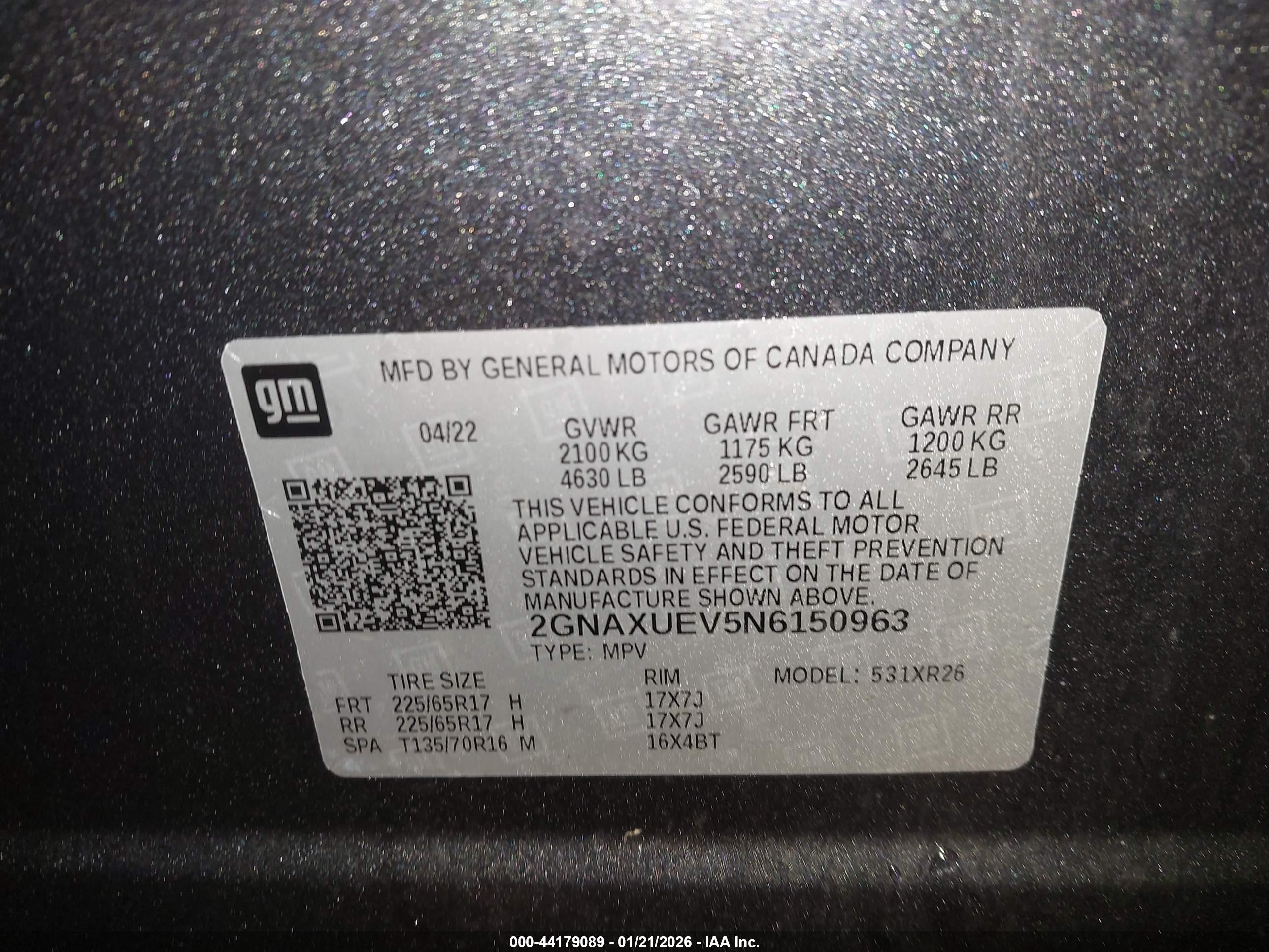 CHEVROLET EQUINOX image 9