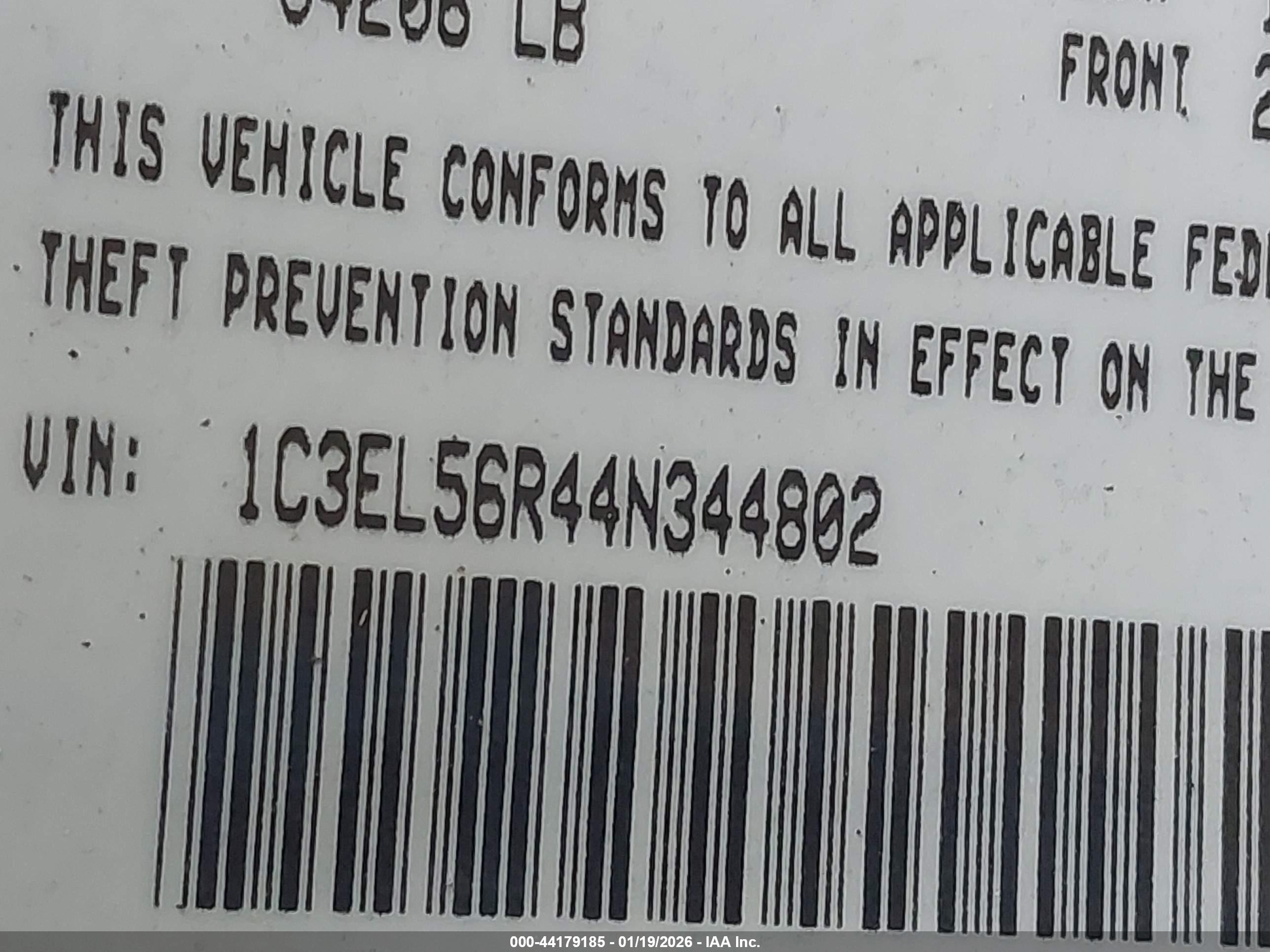 CHRYSLER SEBRING image 9
