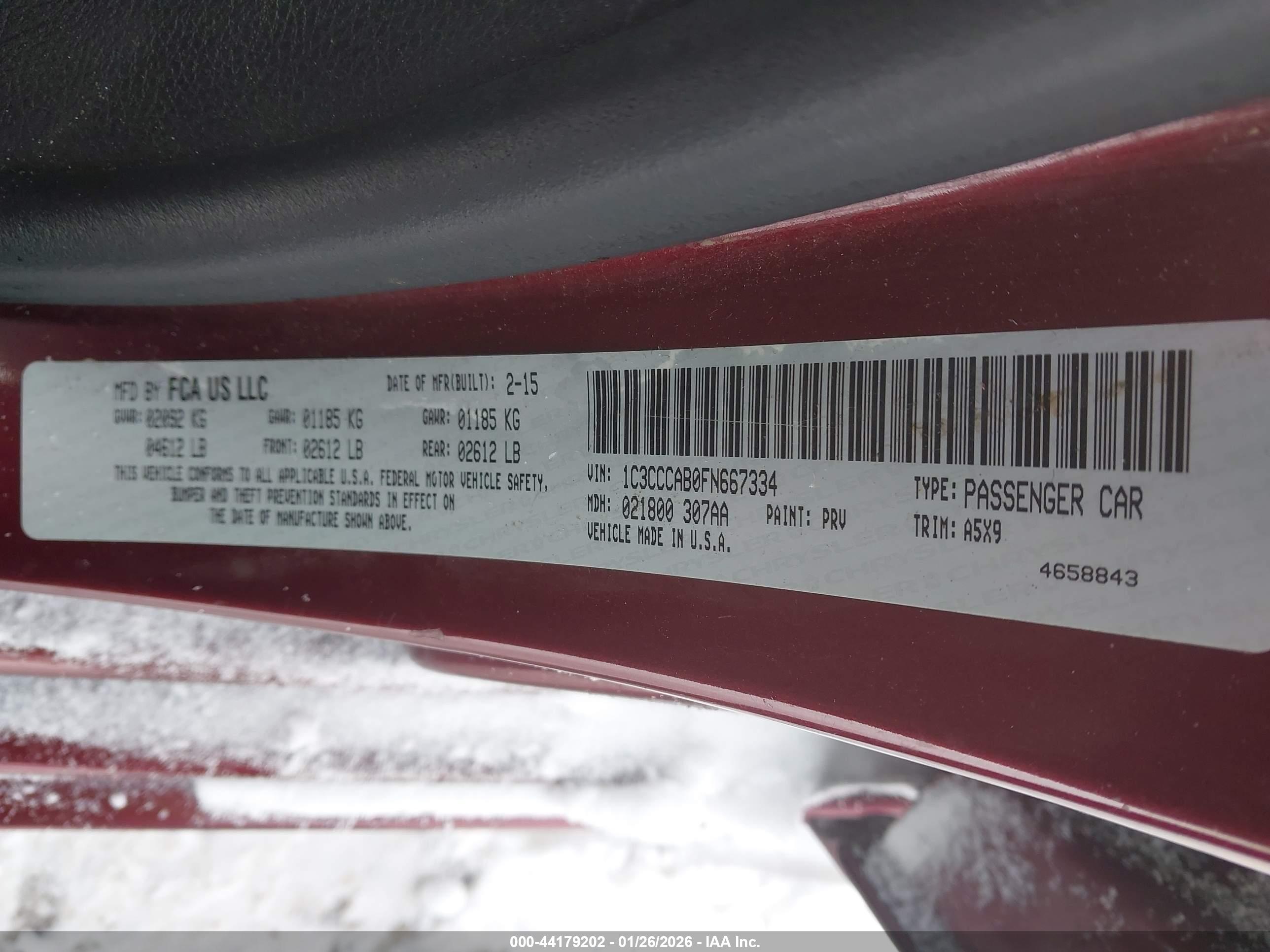 CHRYSLER 200 image 9