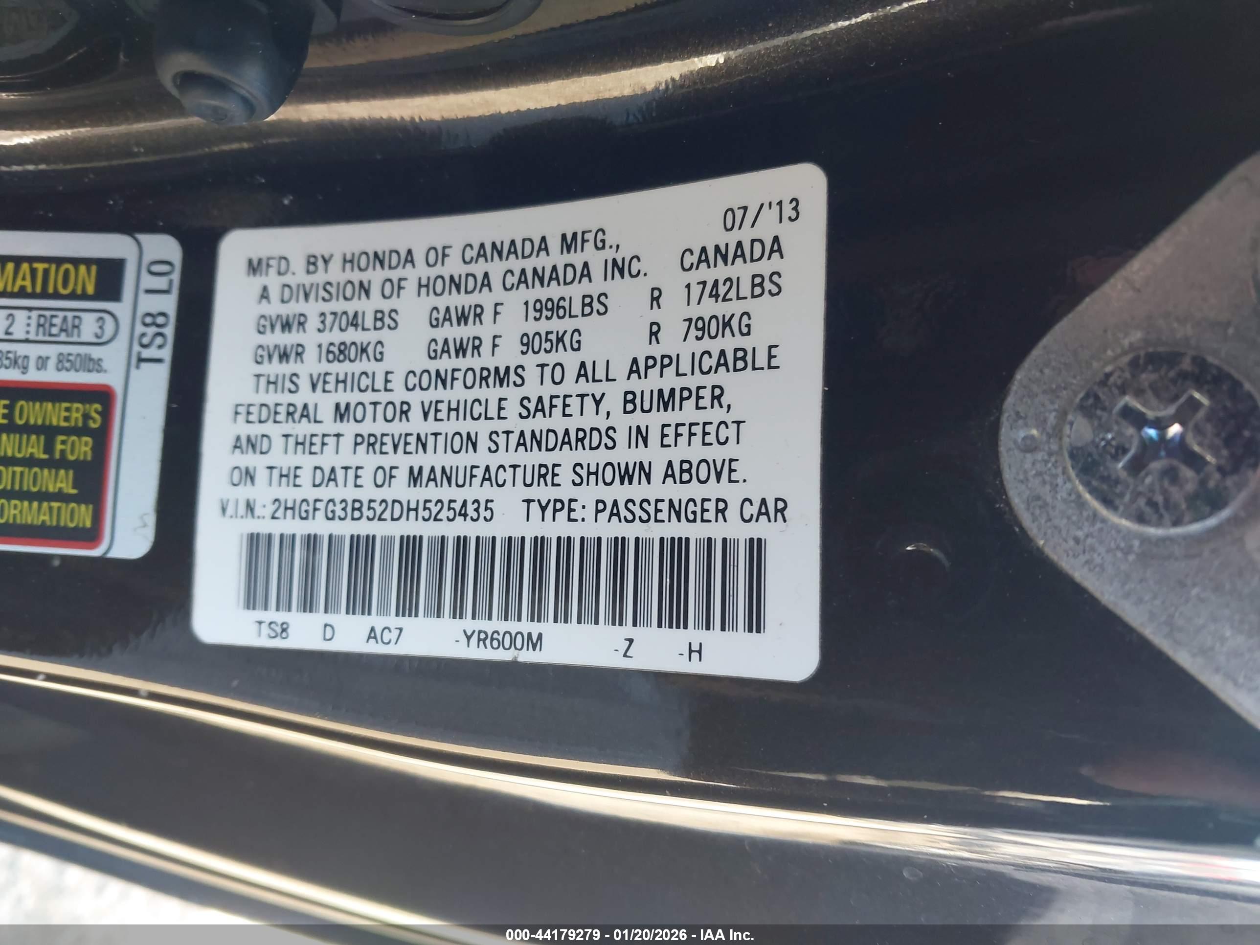 HONDA CIVIC image 9