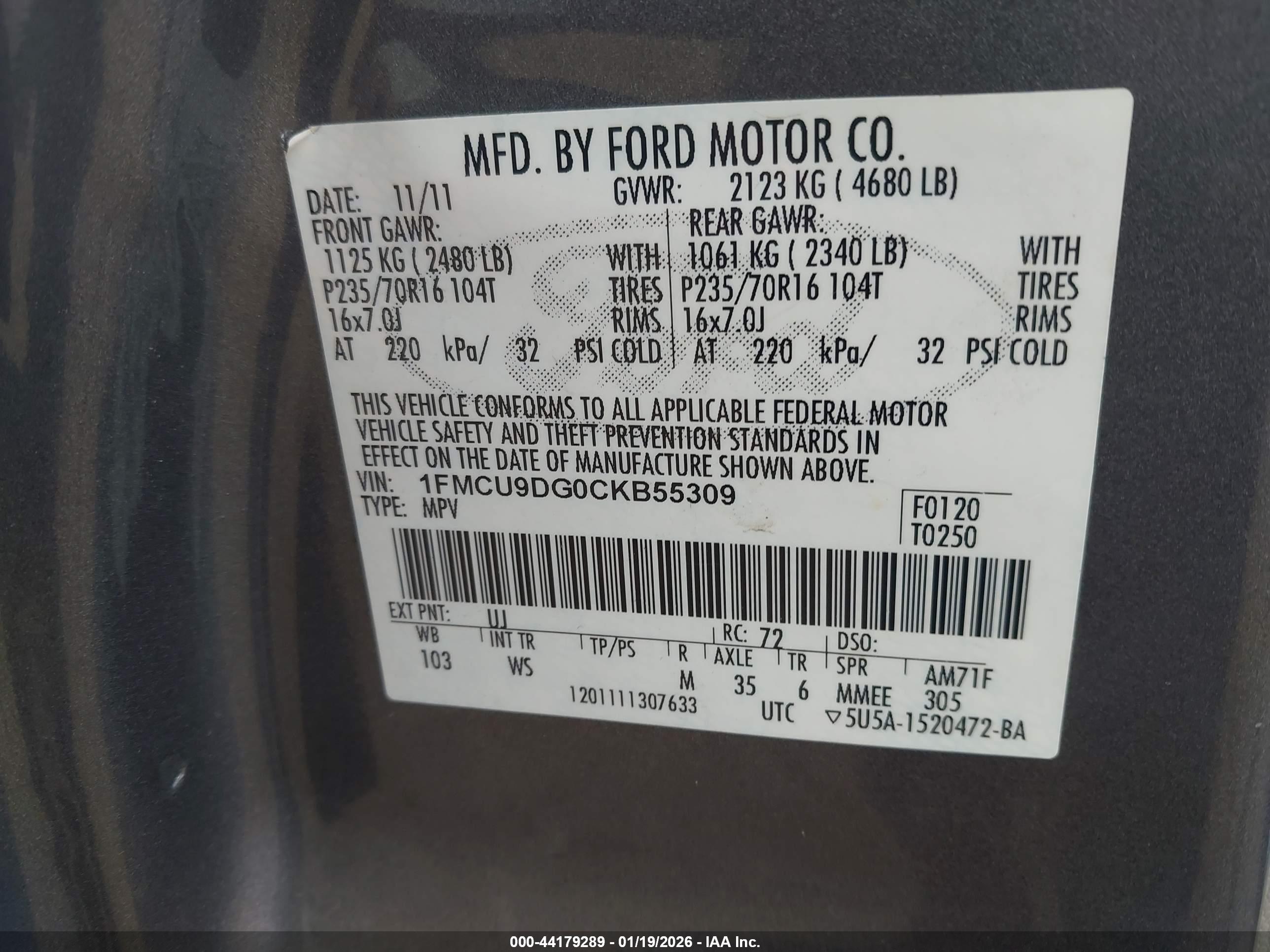 FORD ESCAPE image 9