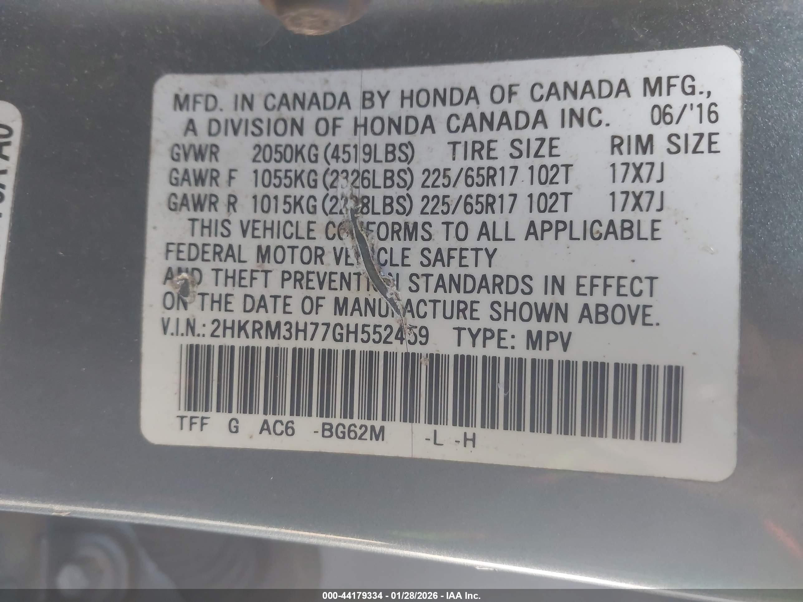 HONDA CR-V image 9
