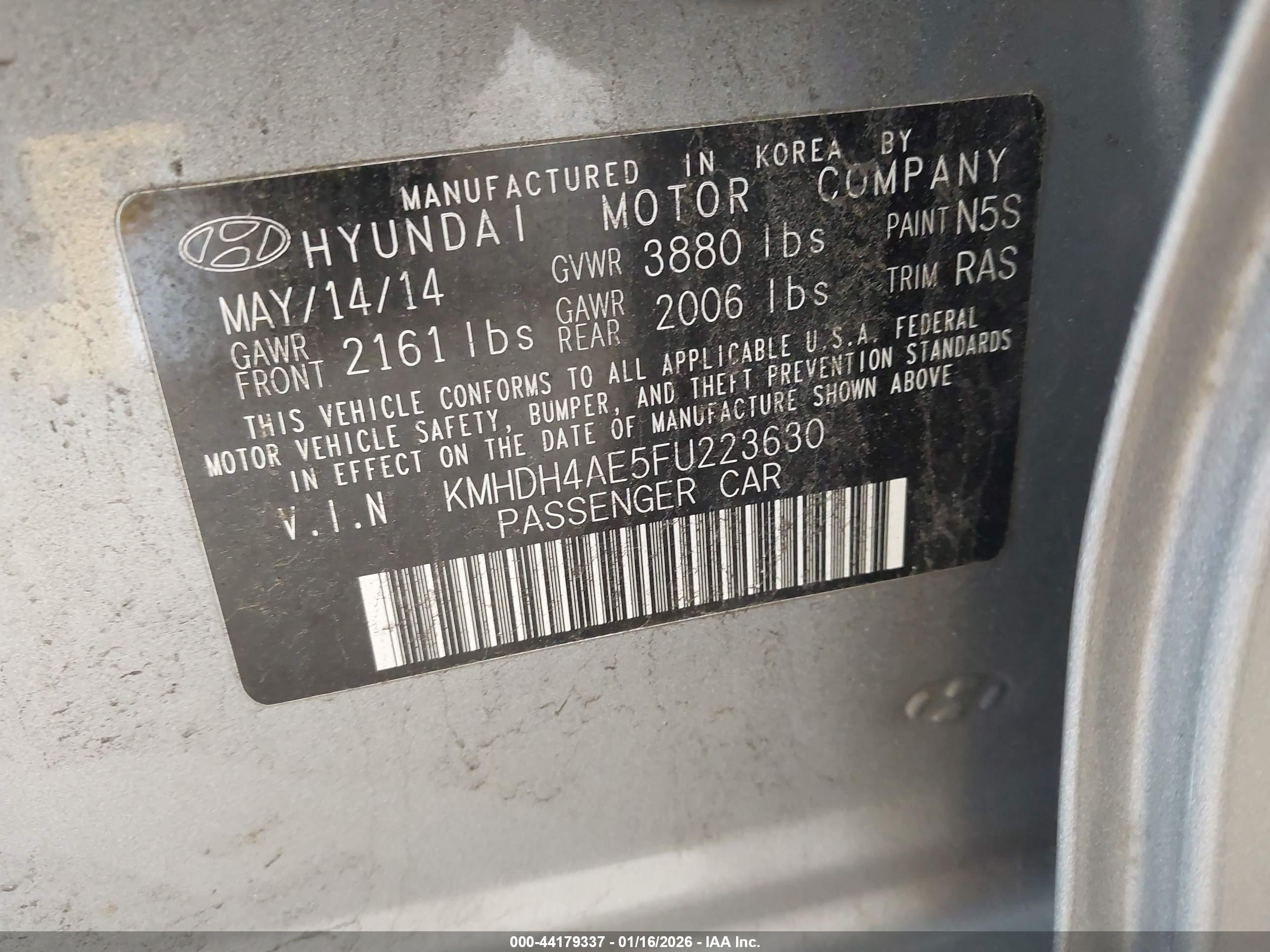 HYUNDAI ELANTRA image 9