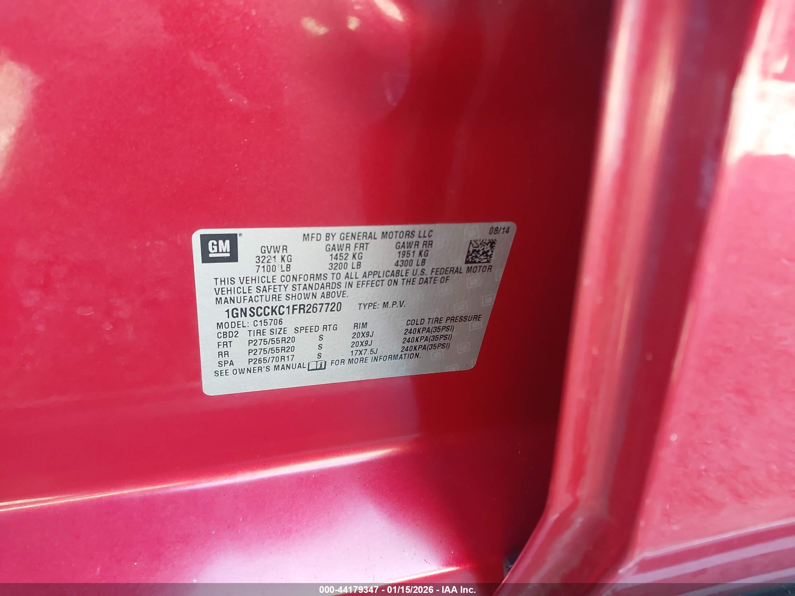 CHEVROLET TAHOE image 9
