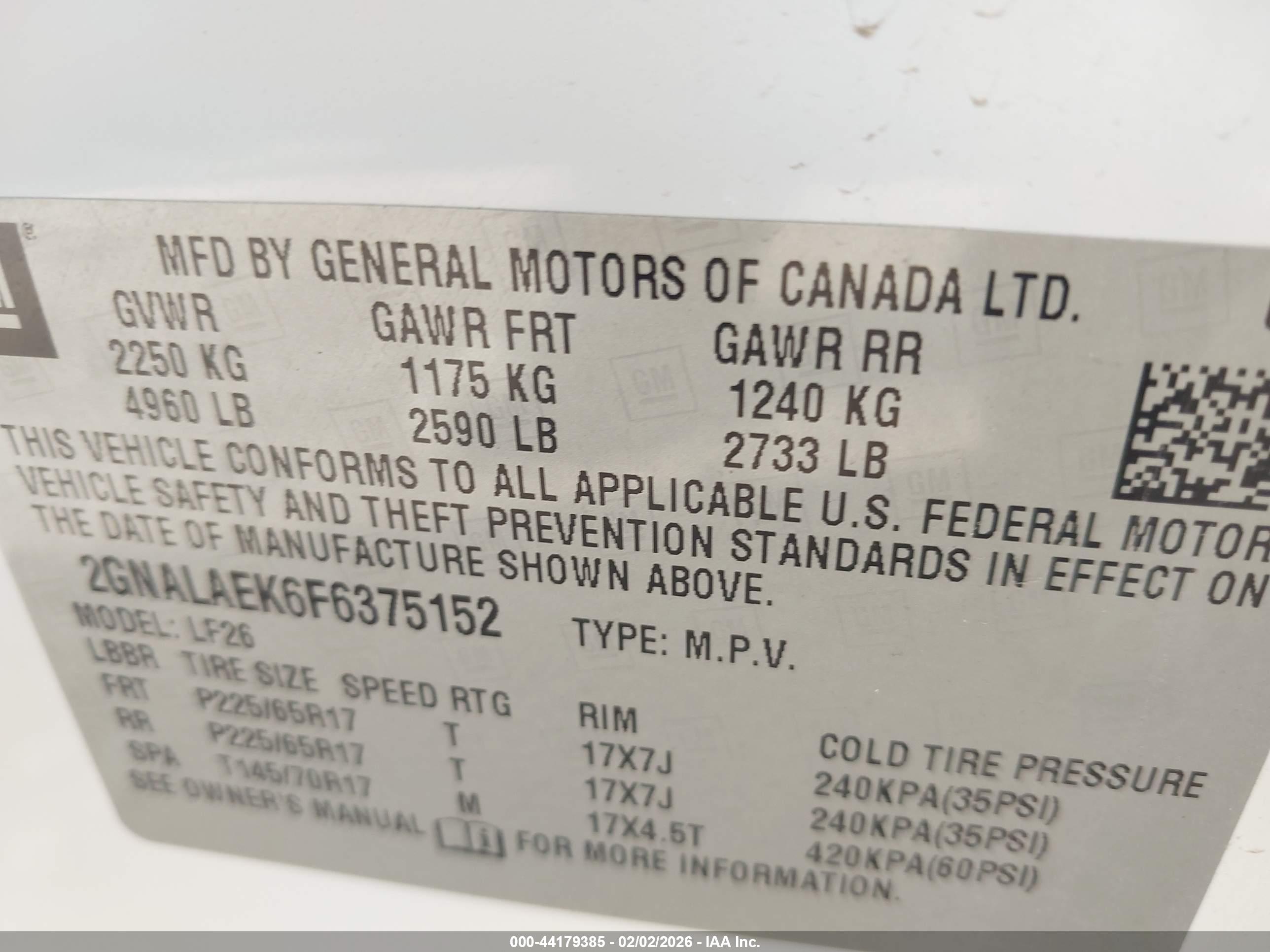 CHEVROLET EQUINOX image 9