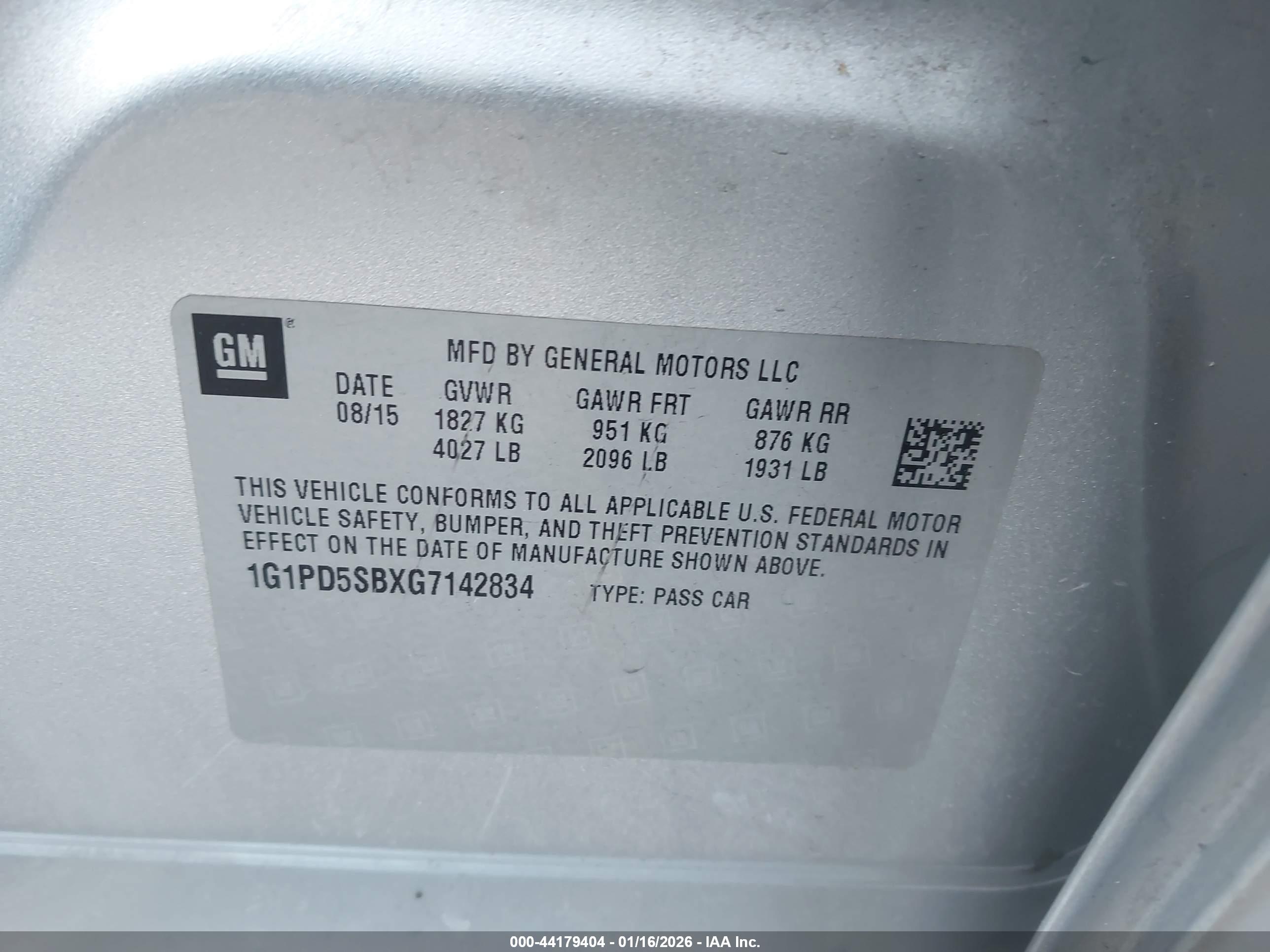 CHEVROLET CRUZE image 9