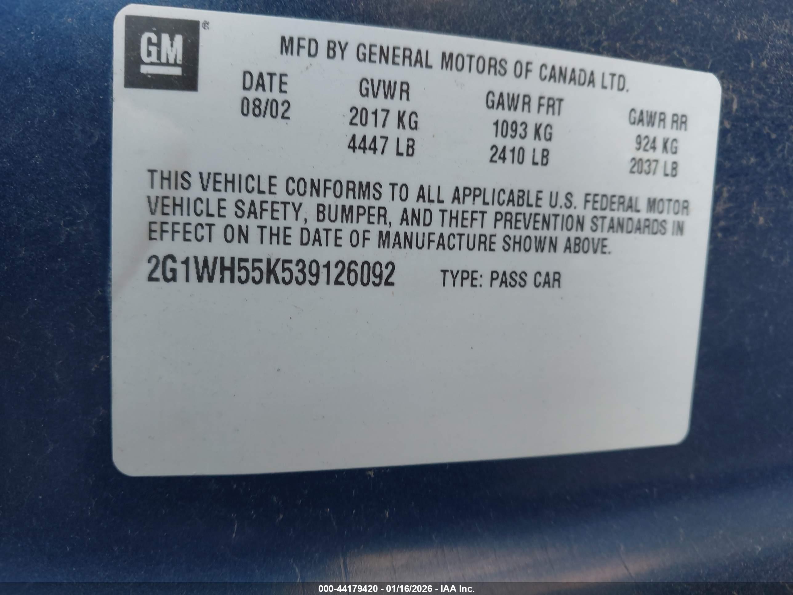 CHEVROLET IMPALA image 9