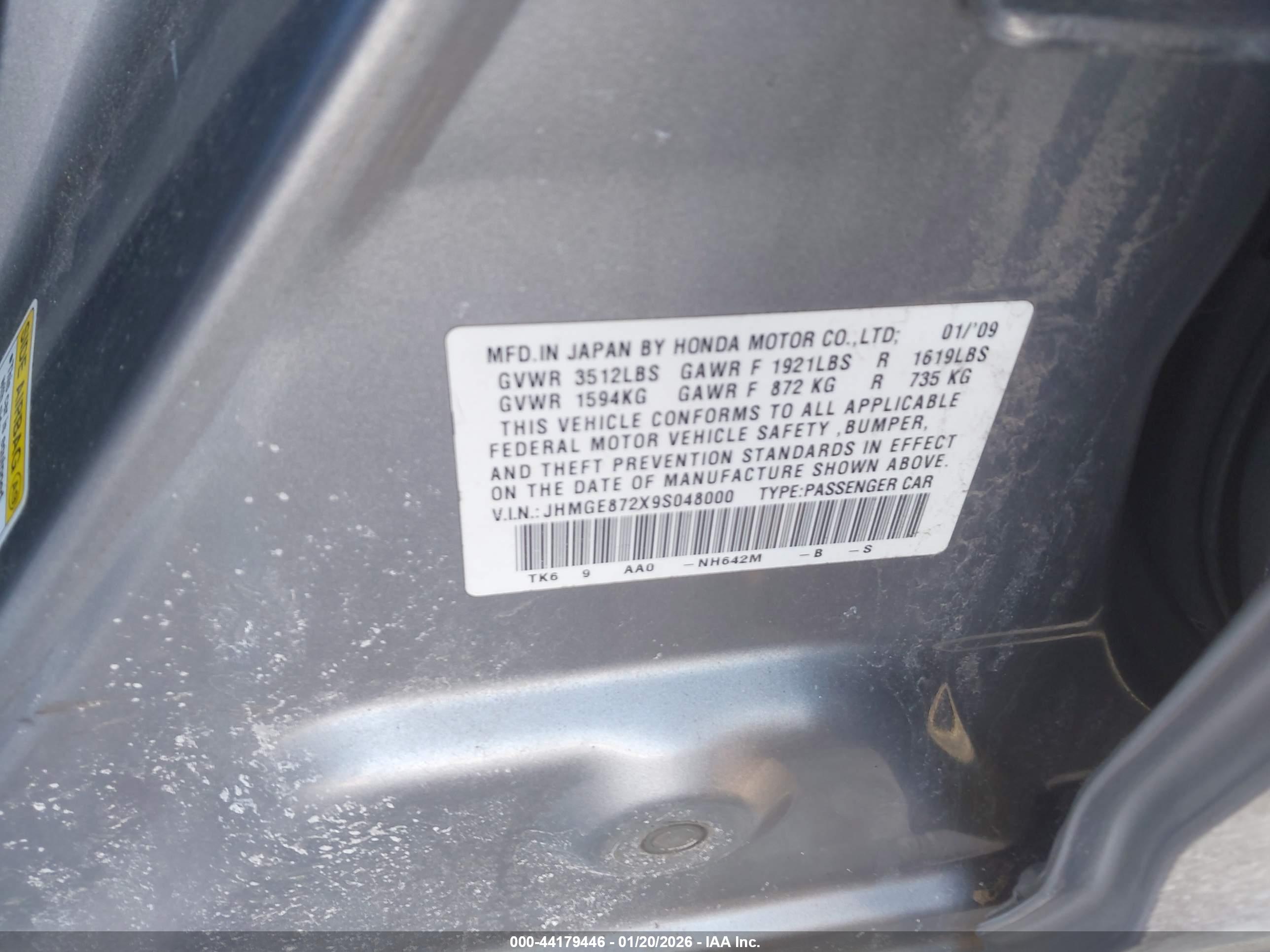 HONDA FIT image 9