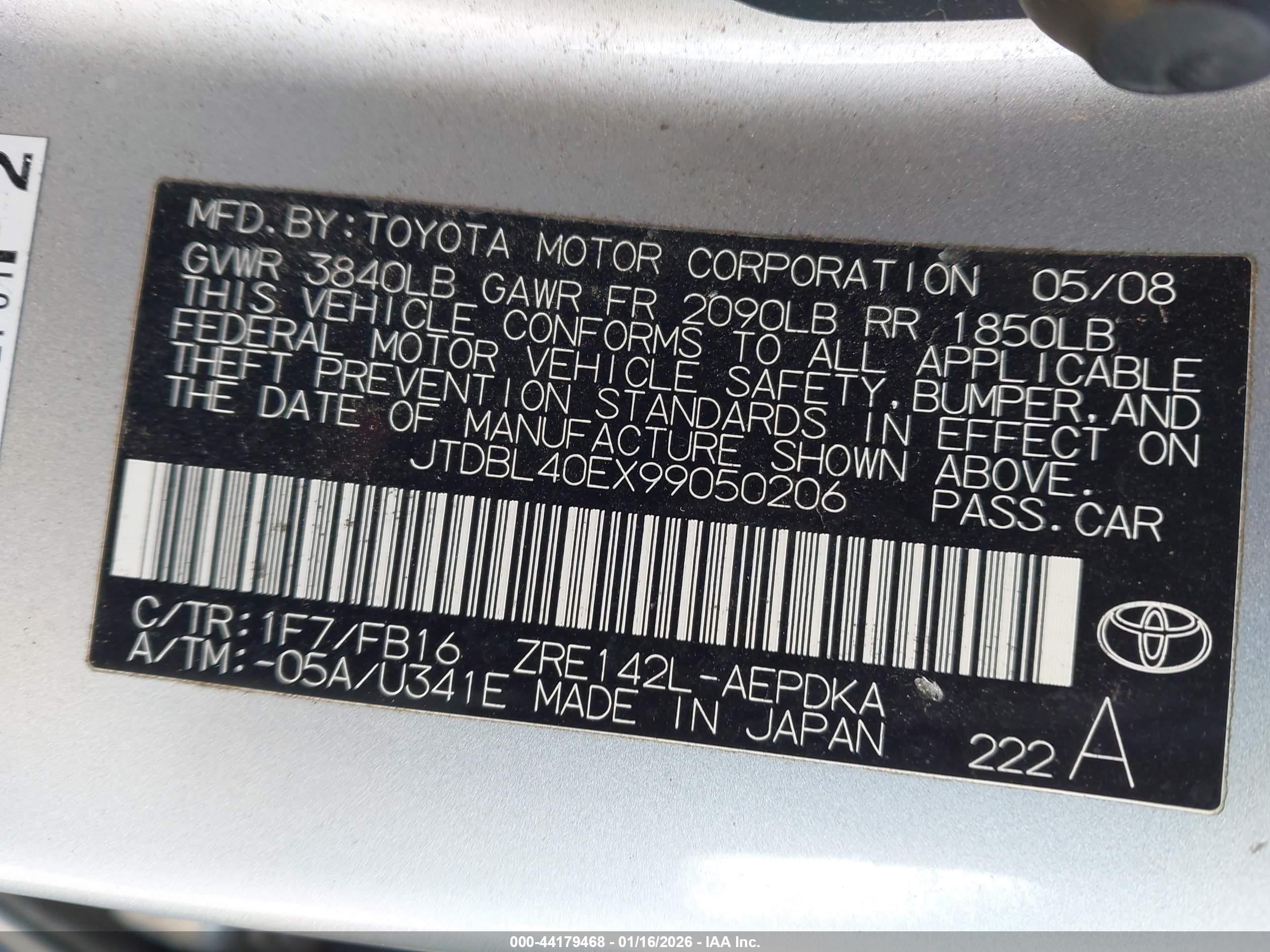 TOYOTA COROLLA image 9