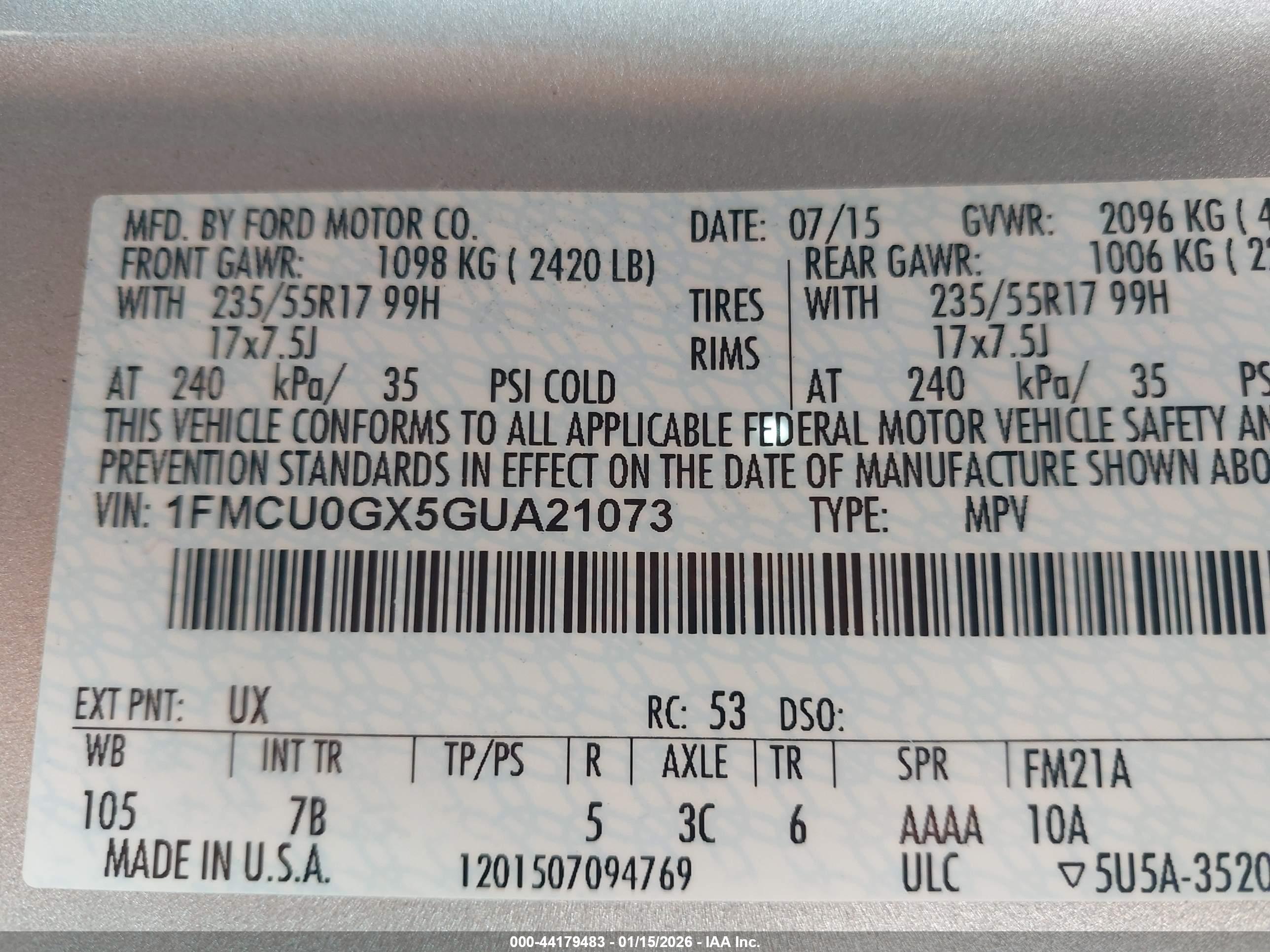 FORD ESCAPE image 9