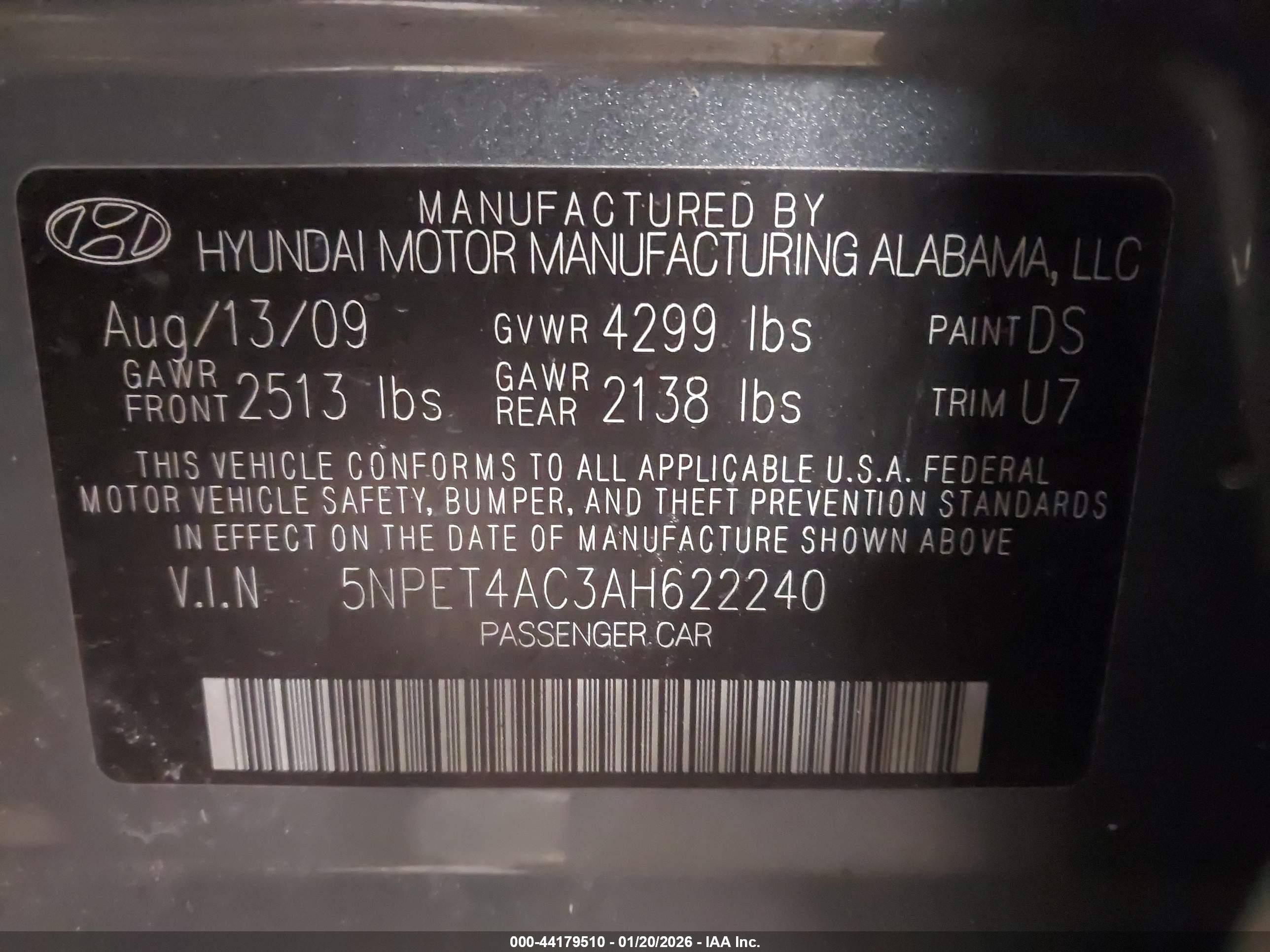 HYUNDAI SONATA image 9