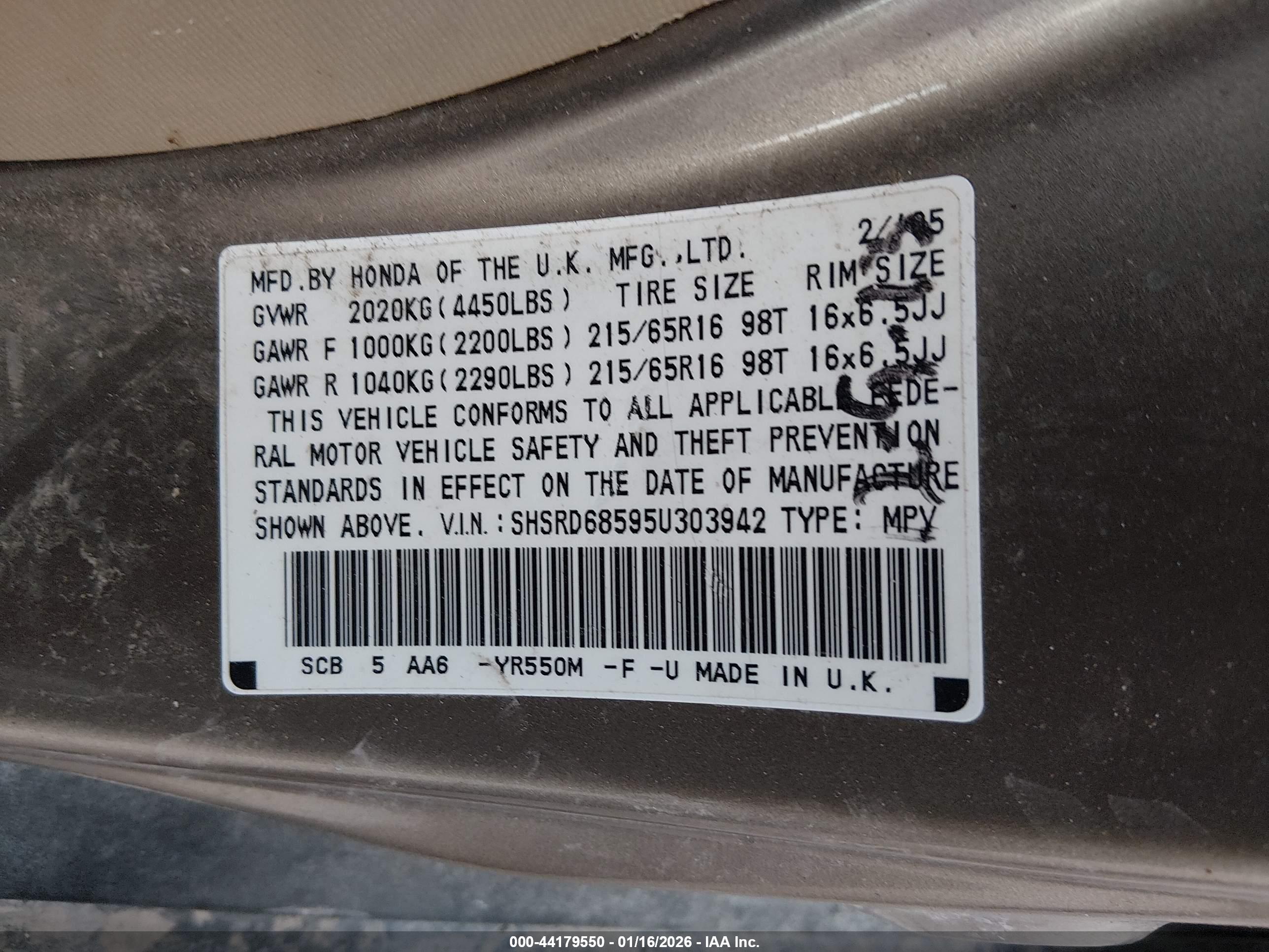 HONDA CR-V image 9