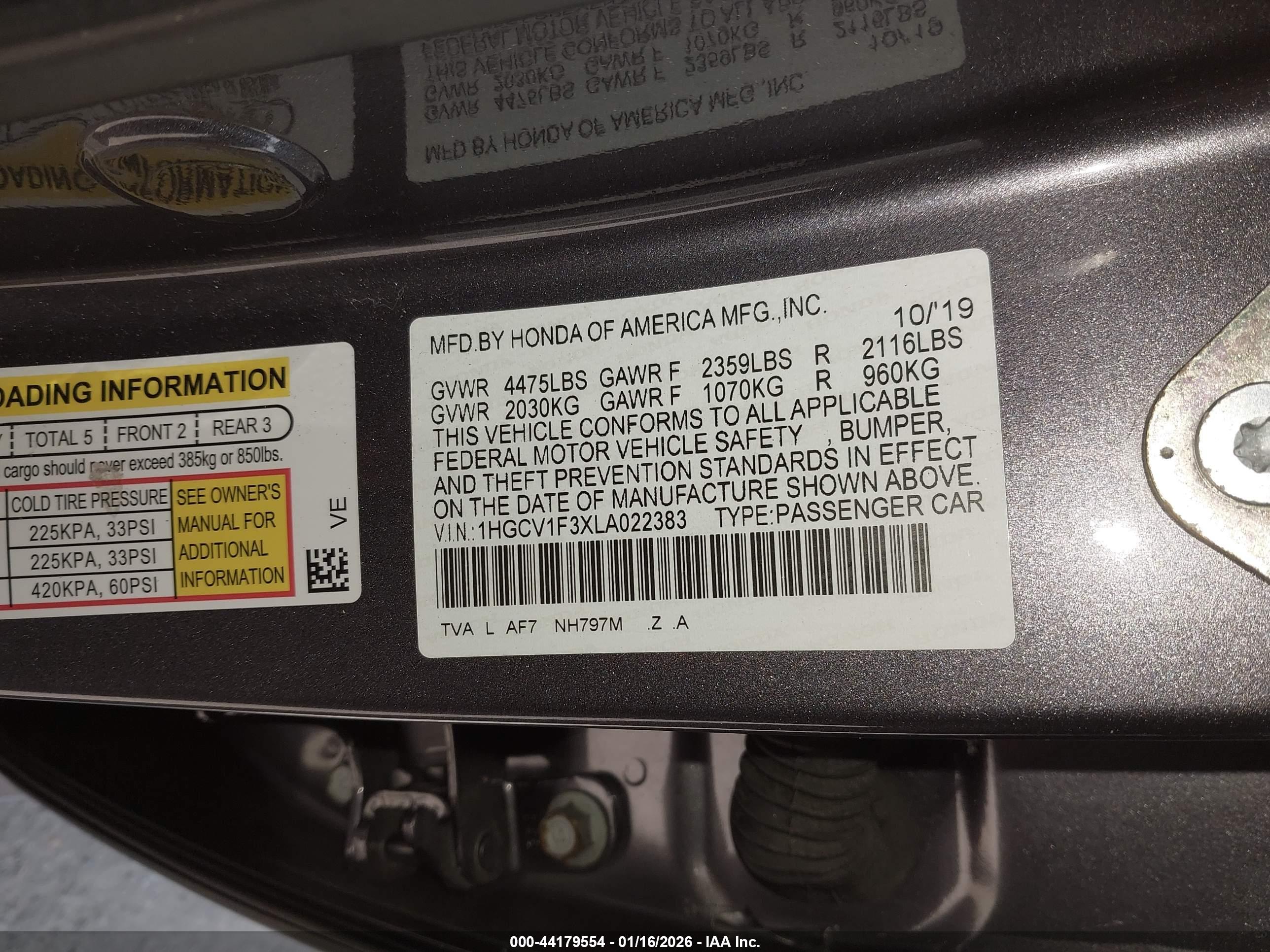 HONDA ACCORD image 9