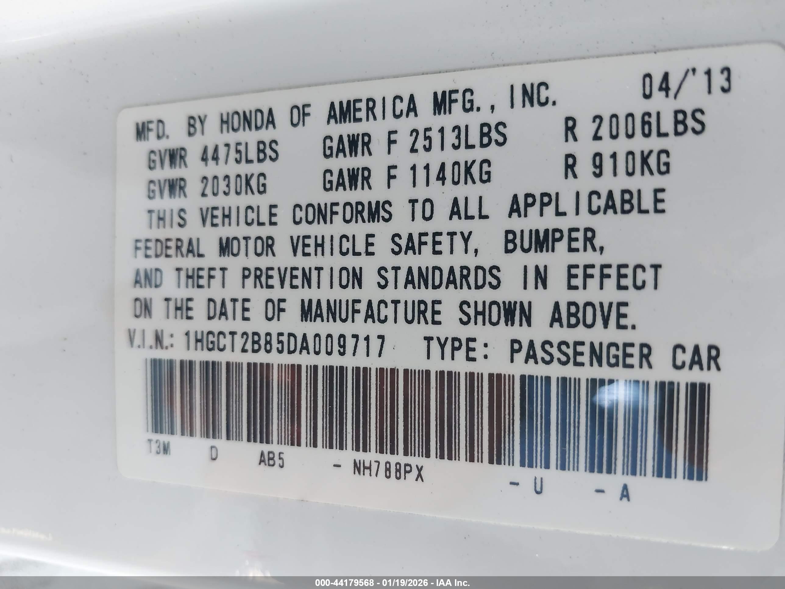 HONDA ACCORD image 9