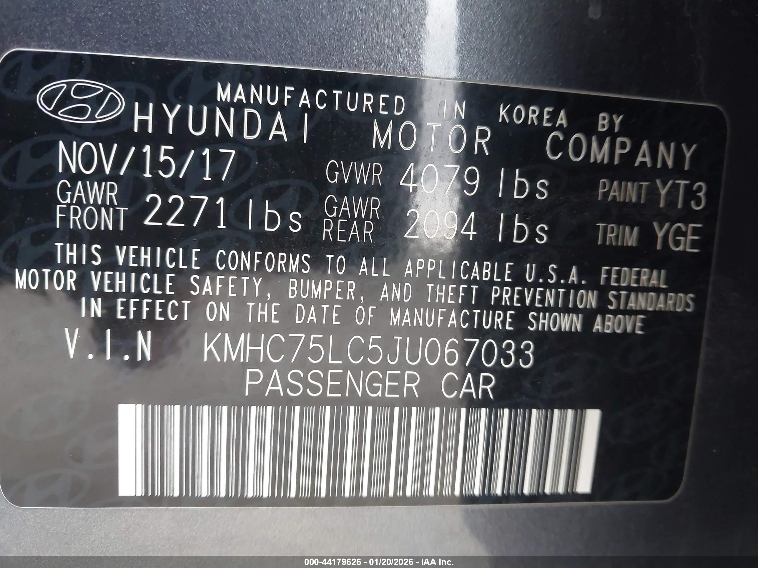 HYUNDAI IONIQ image 9