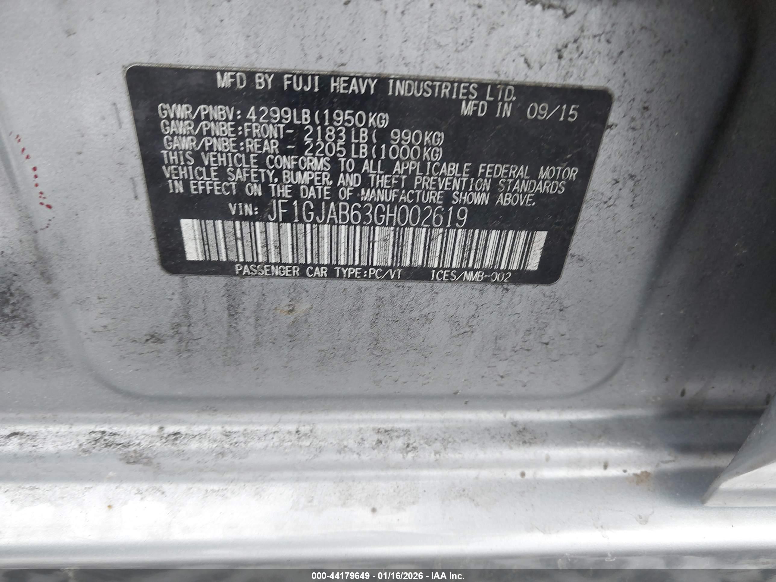 SUBARU IMPREZA image 9