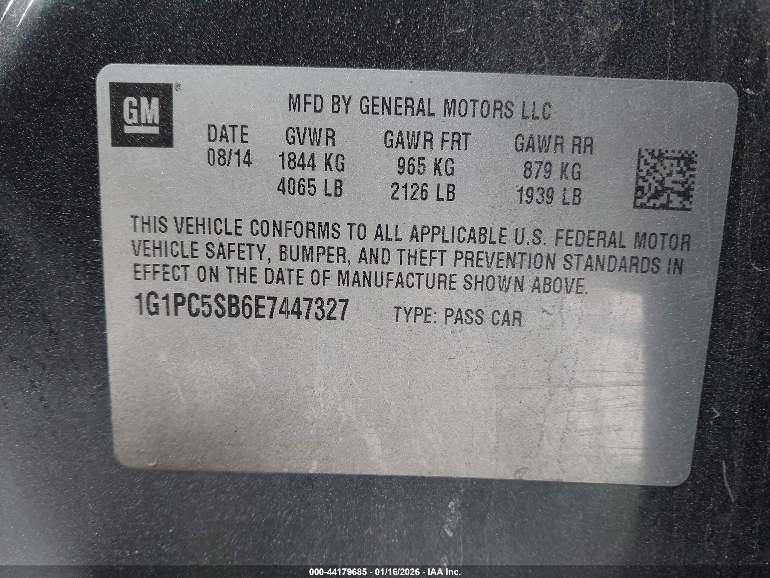 CHEVROLET CRUZE image 9