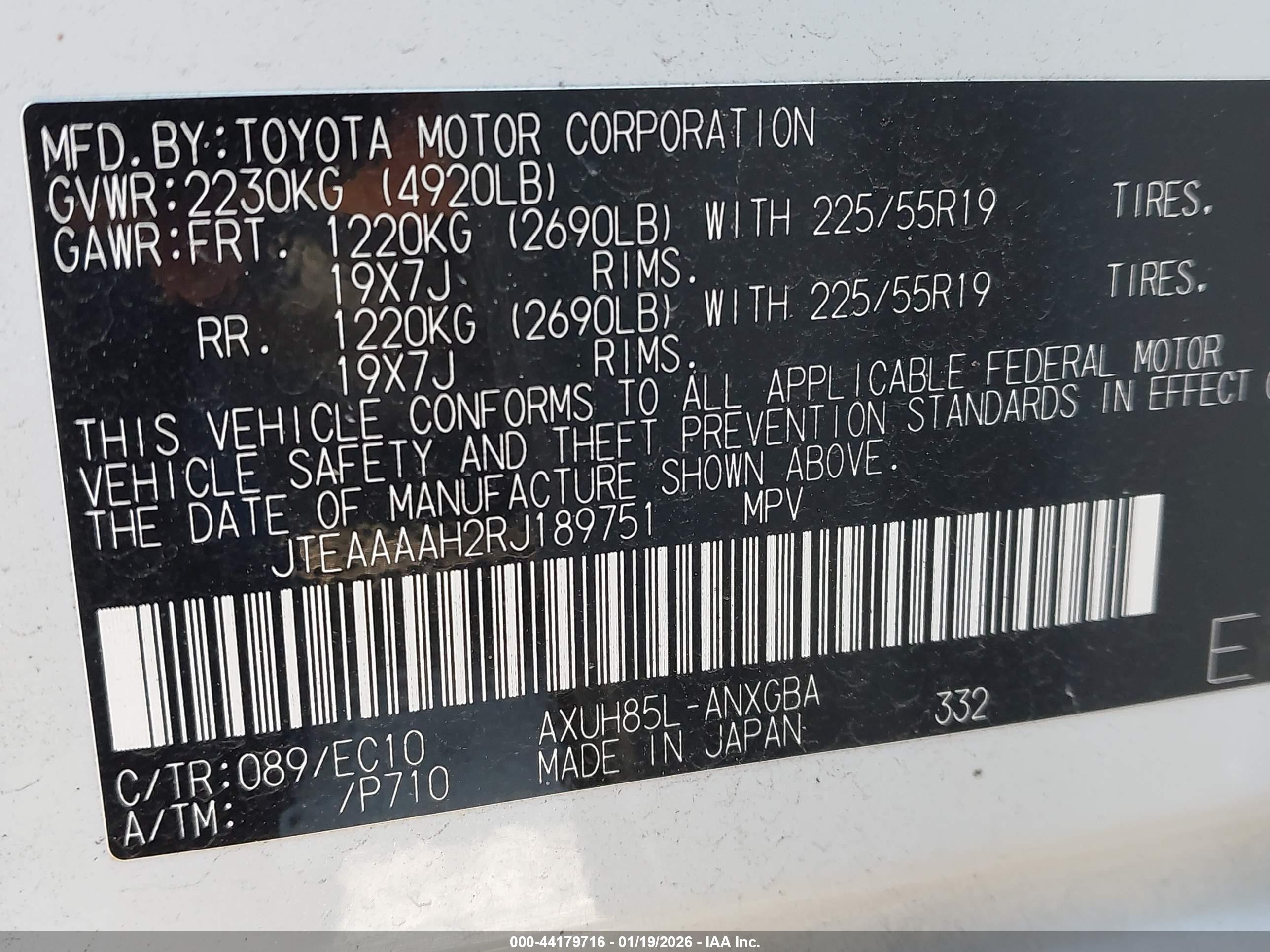 TOYOTA VENZA image 9