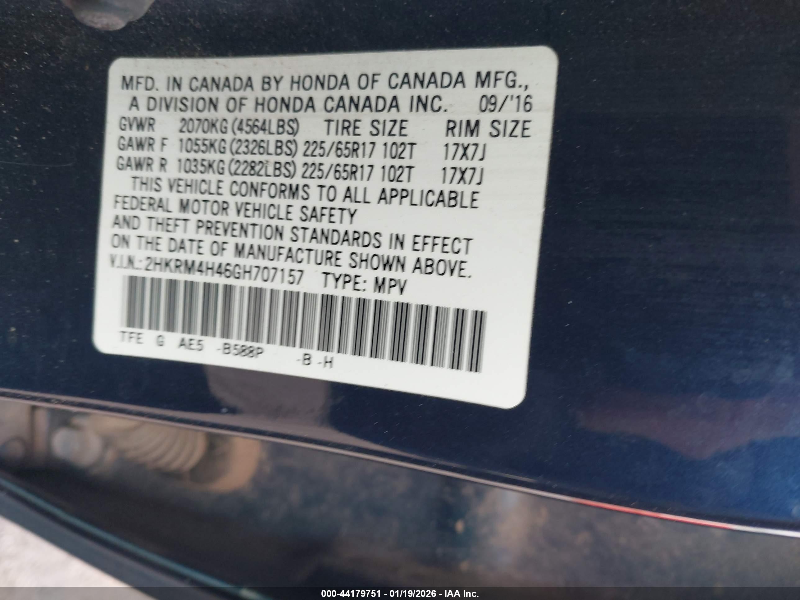 HONDA CR-V image 9