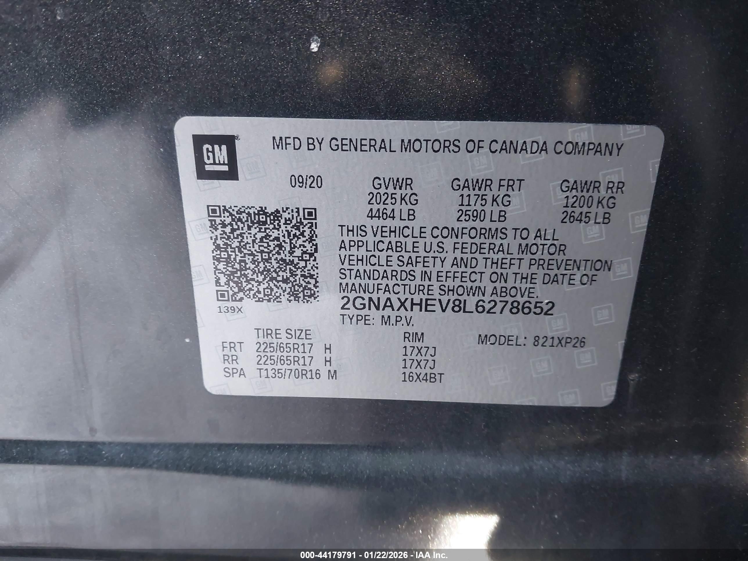 CHEVROLET EQUINOX image 9