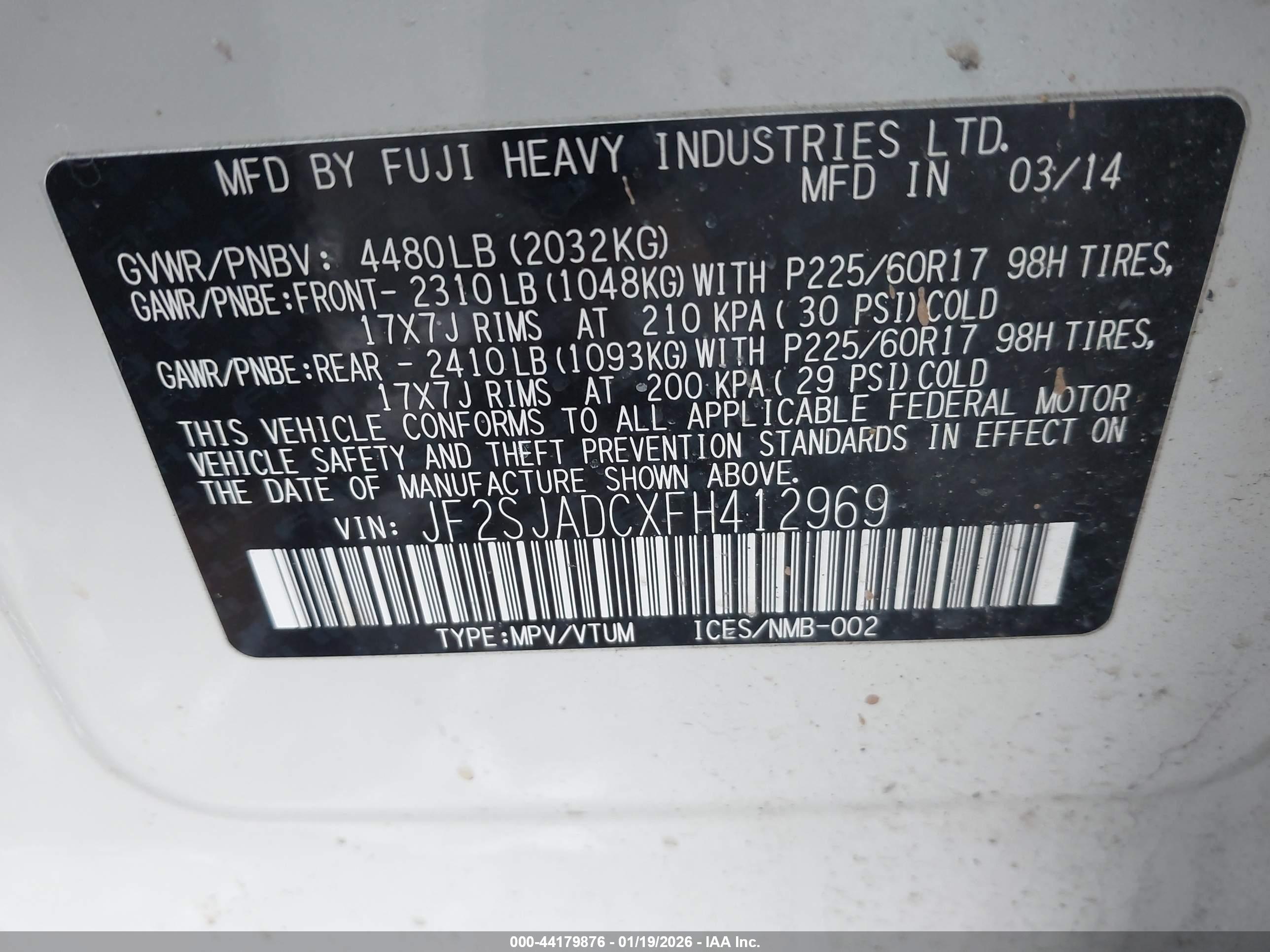 SUBARU FORESTER image 9