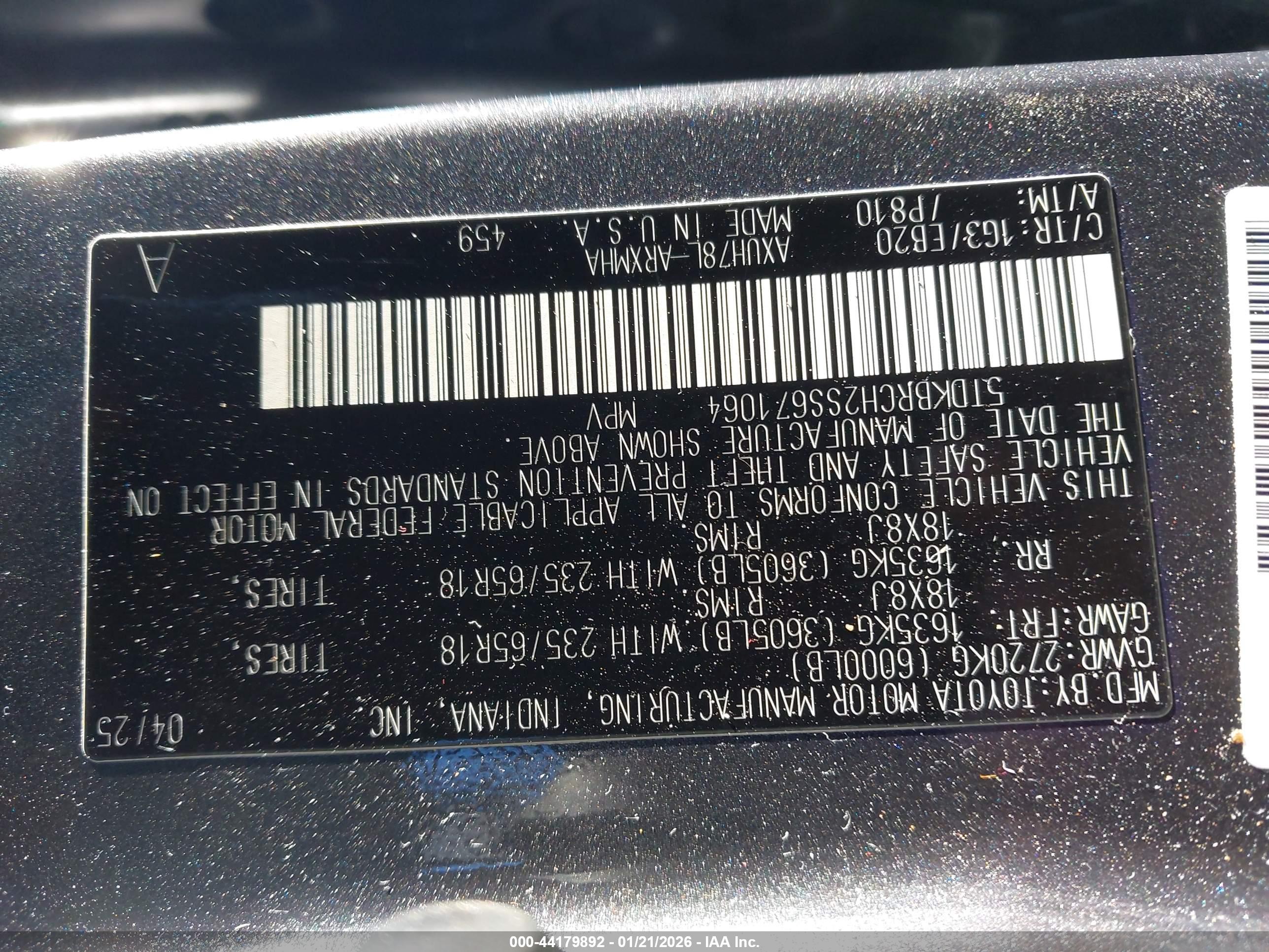 TOYOTA HIGHLANDER image 9