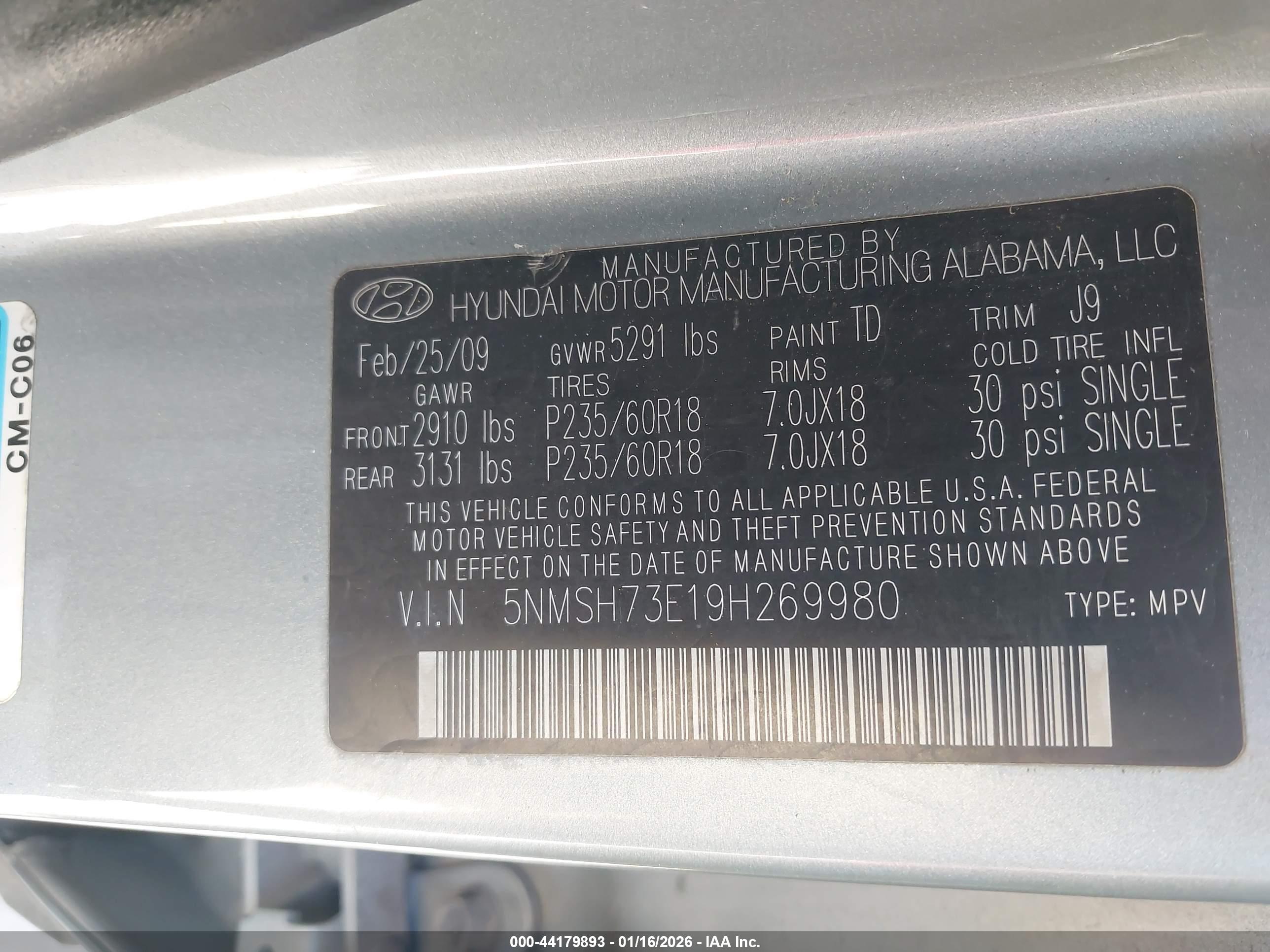HYUNDAI SANTA image 9