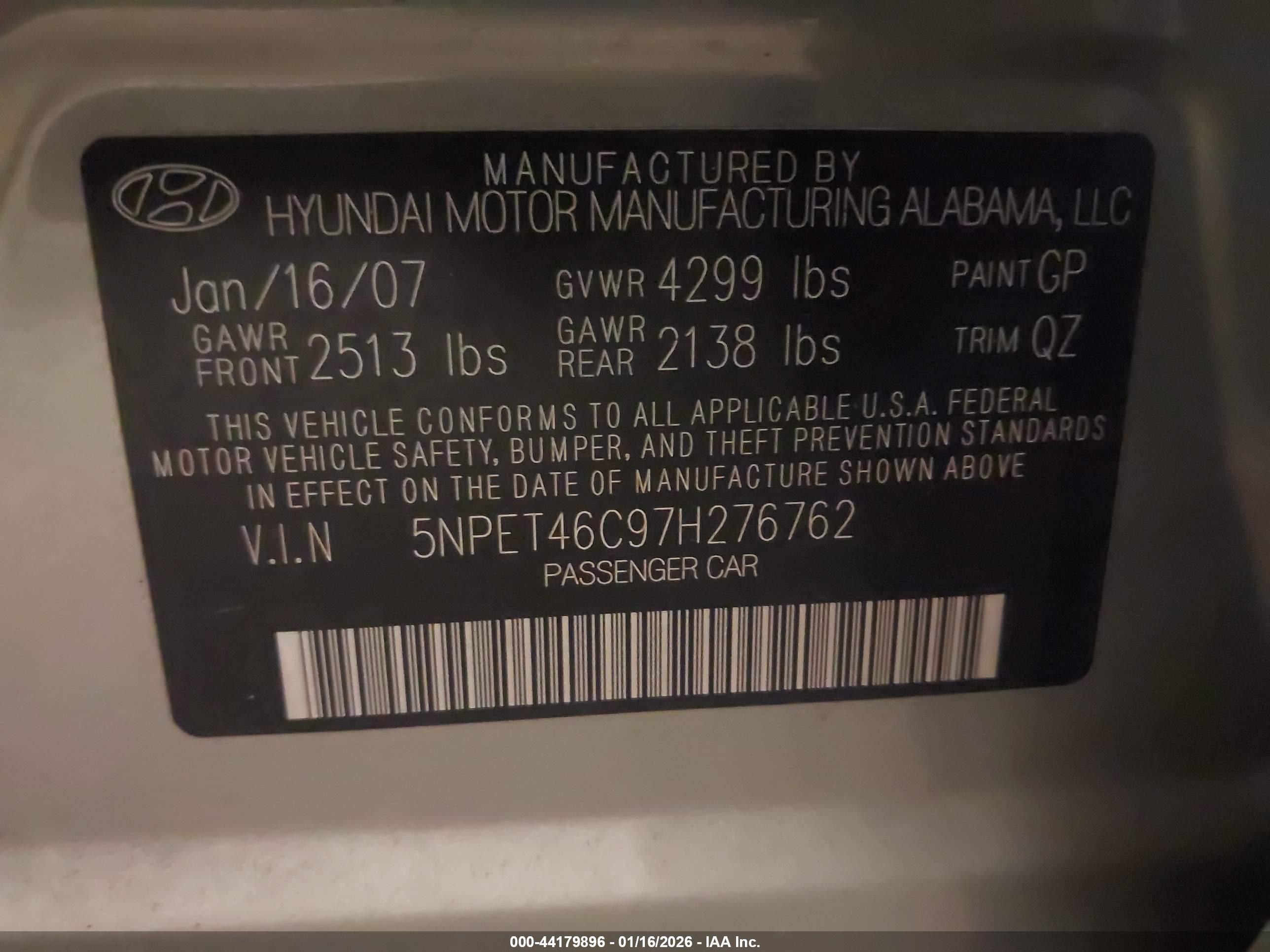 HYUNDAI SONATA image 9