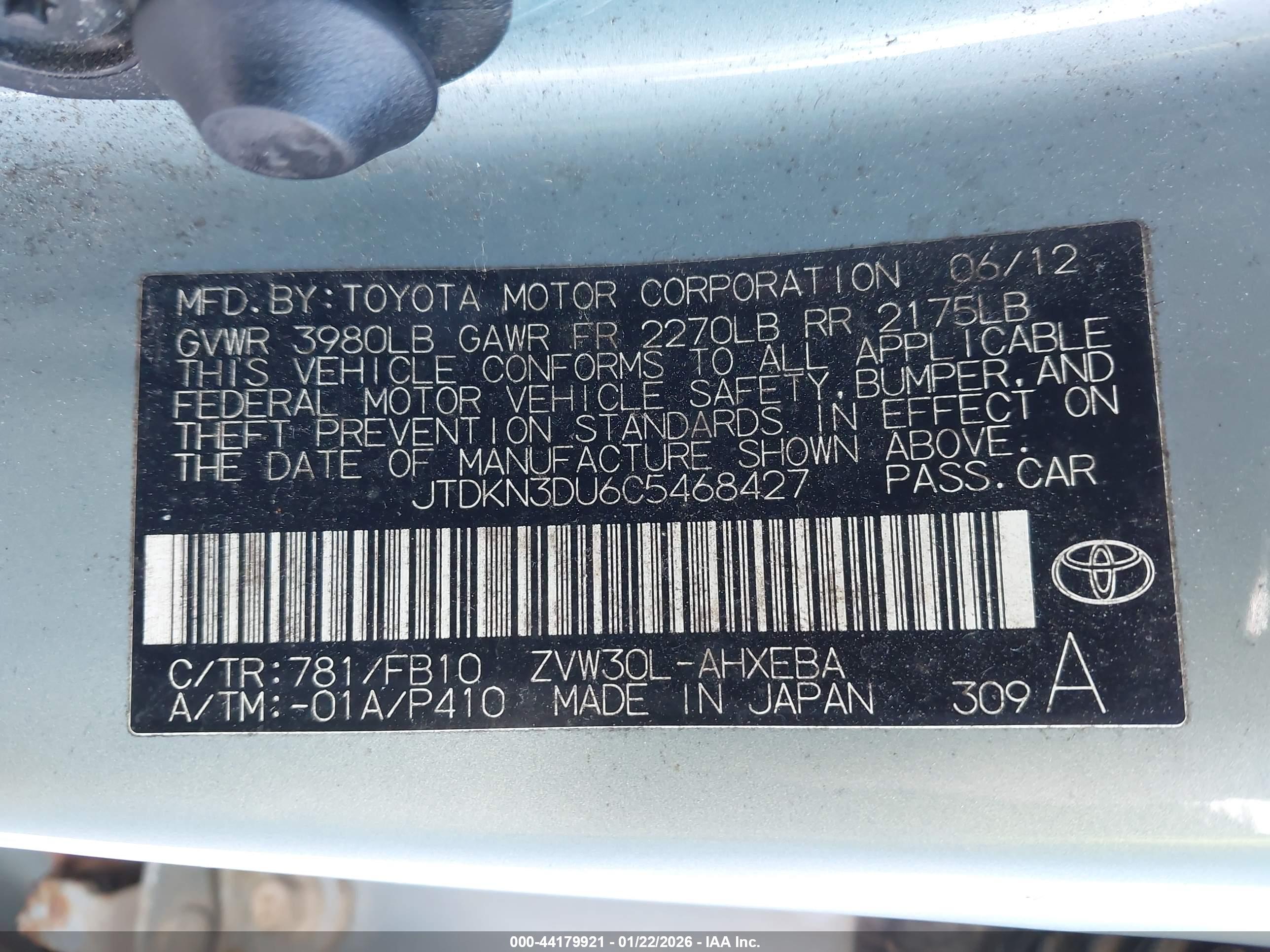 TOYOTA PRIUS image 9