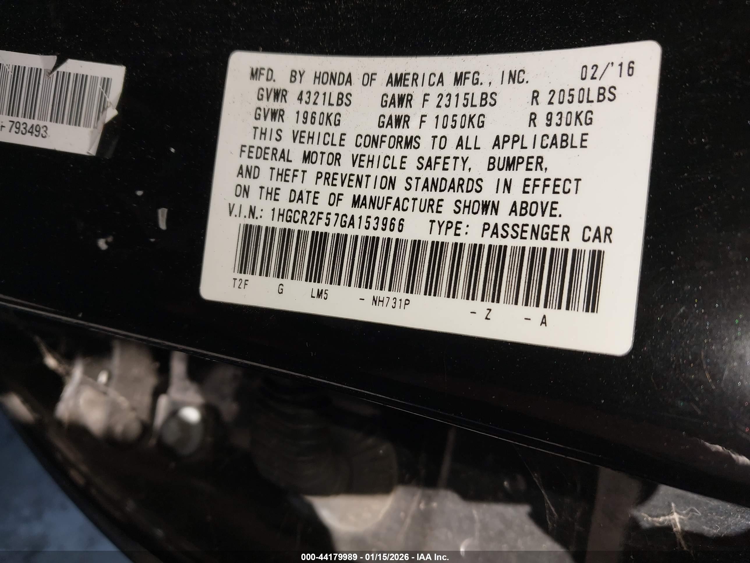 HONDA ACCORD image 9